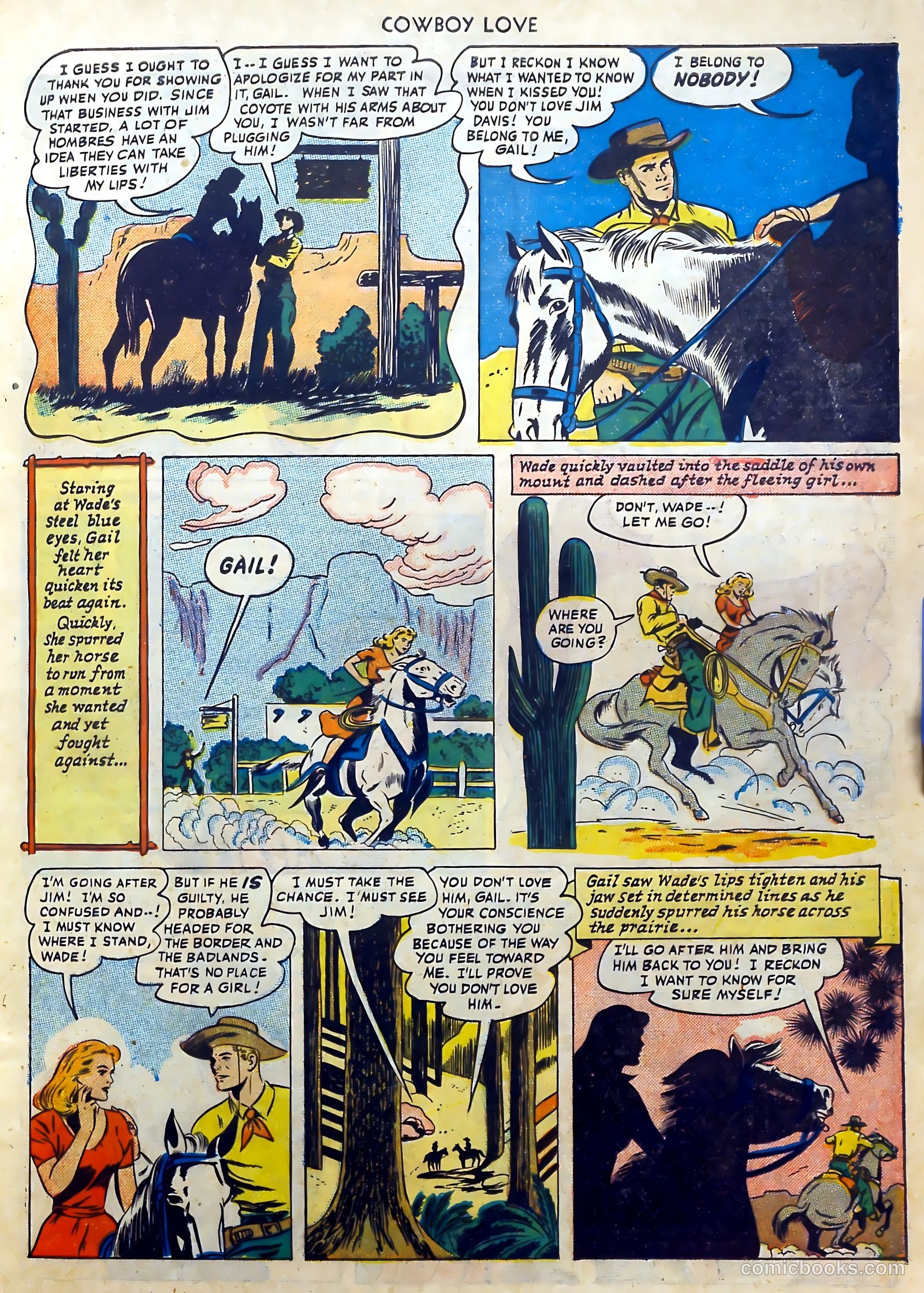 Cowboy Love #6 (1949) — page 23 of 52