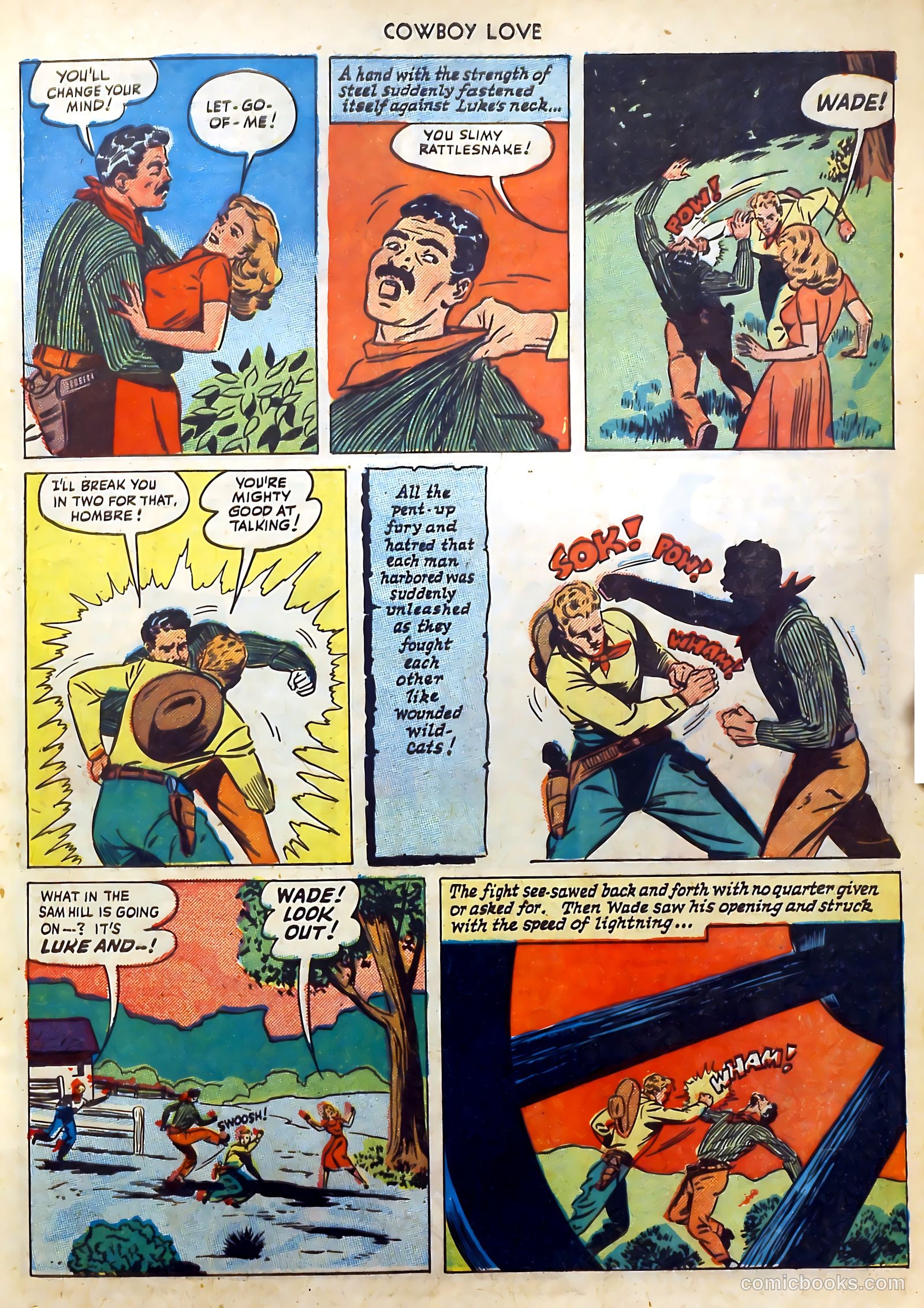 Cowboy Love #6 (1949) — page 25 of 52