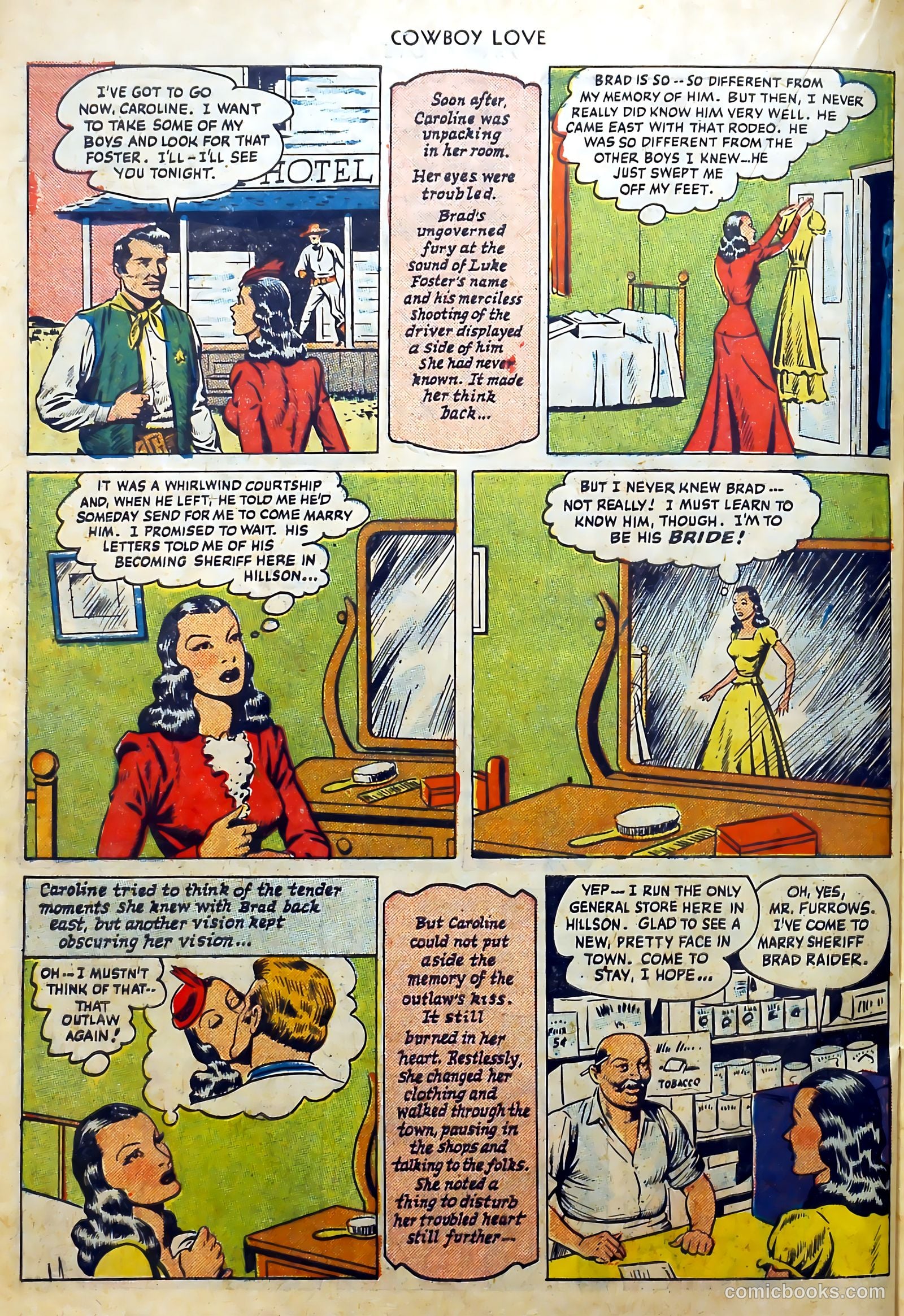 Cowboy Love #6 (1949) — page 32 of 52