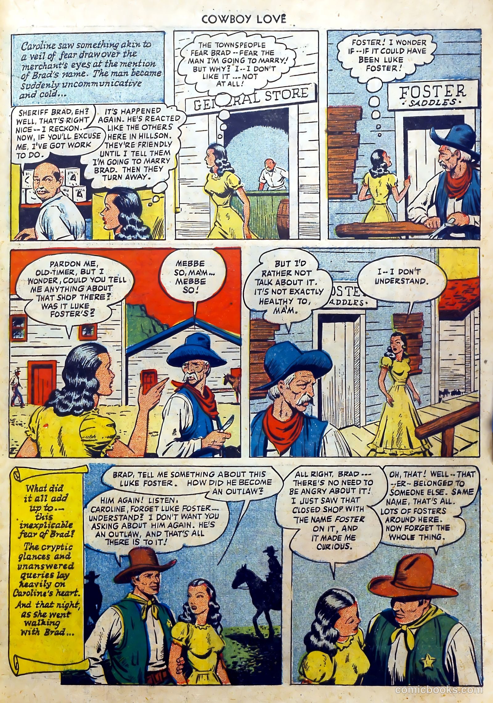 Cowboy Love #6 (1949) — page 33 of 52