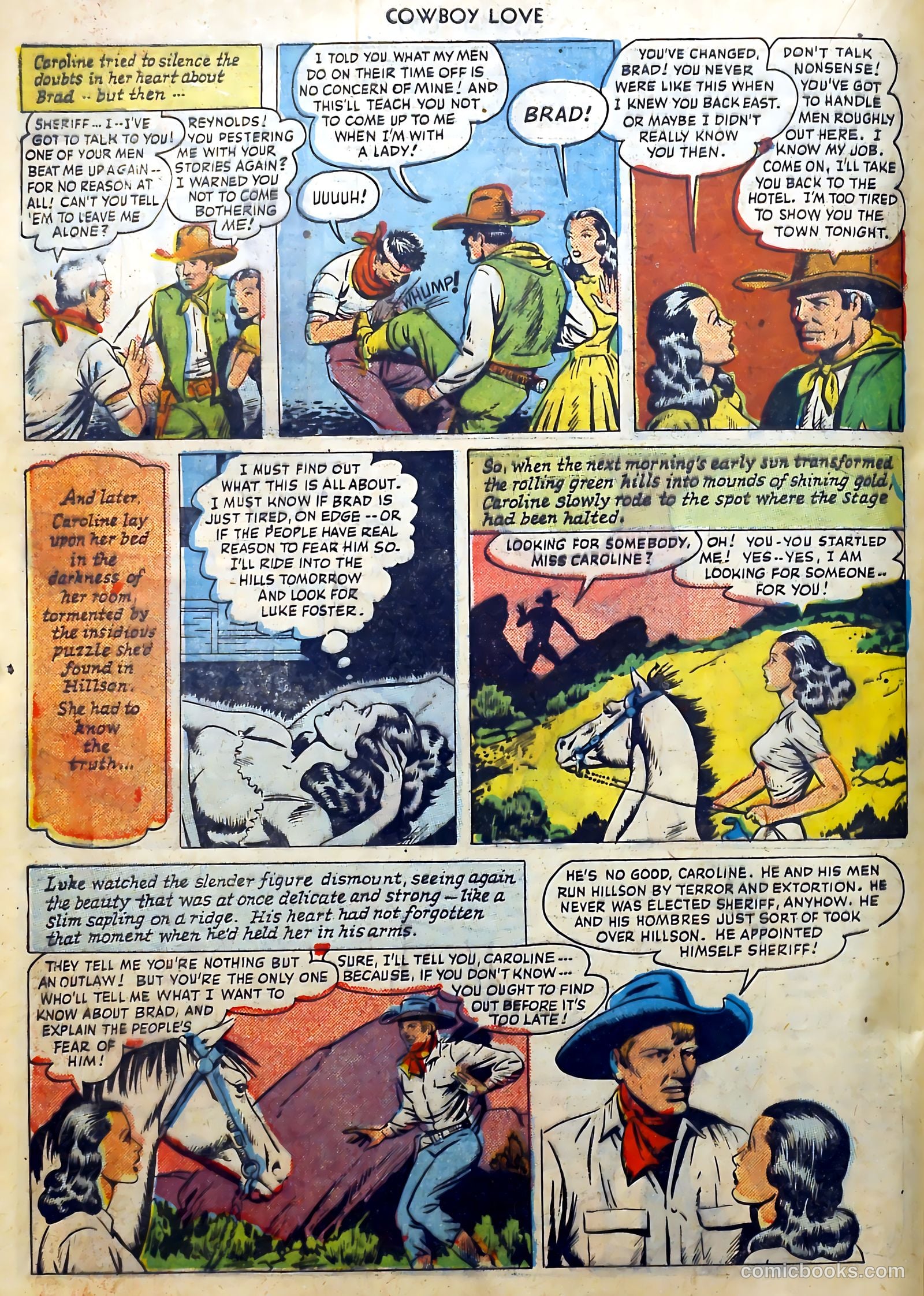 Cowboy Love #6 (1949) — page 34 of 52