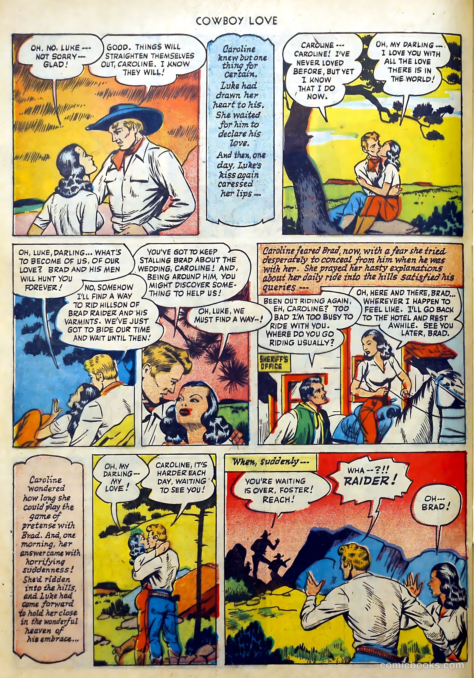 Cowboy Love #6 (1949) — page 36 of 52