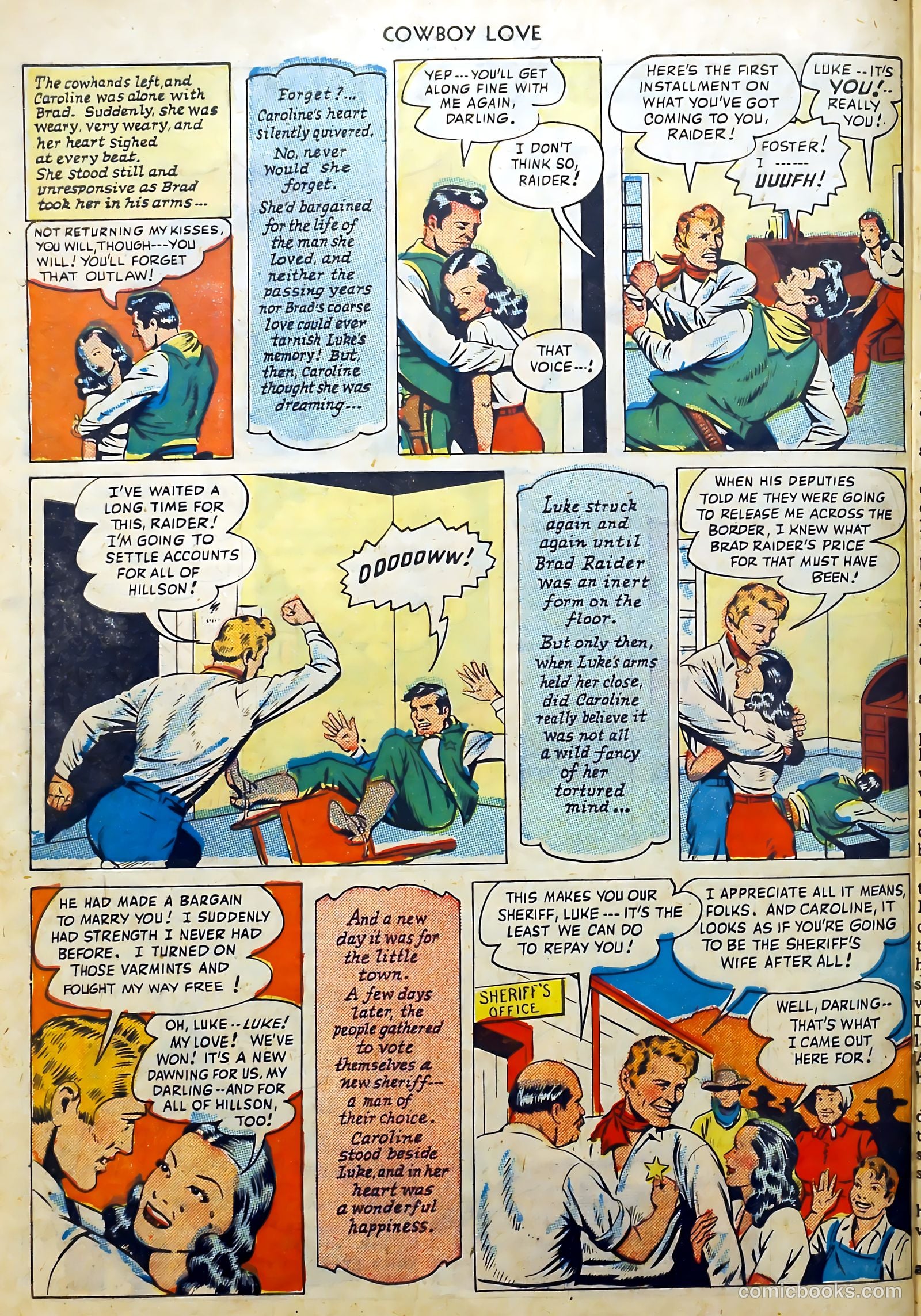 Cowboy Love #6 (1949) — page 38 of 52