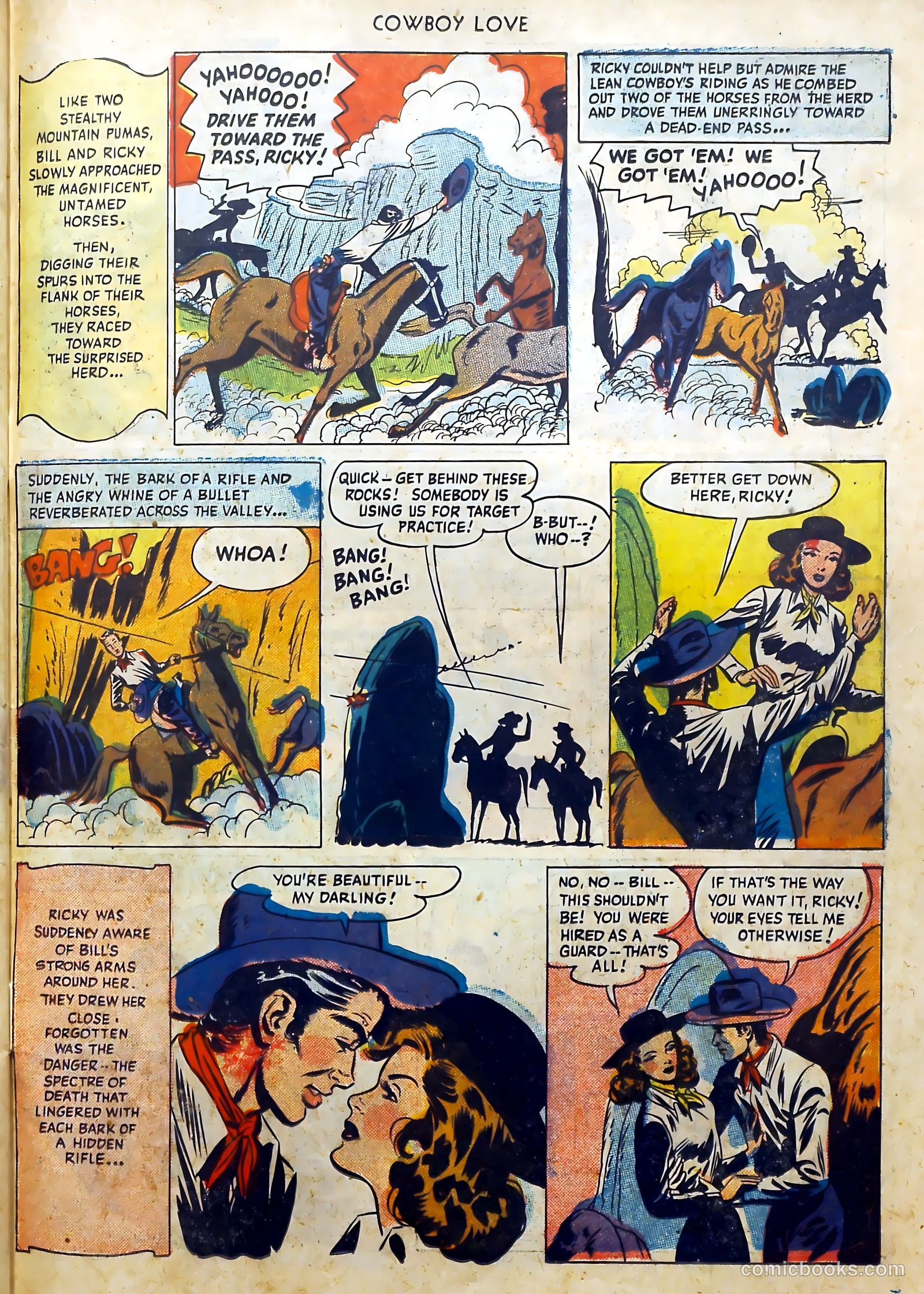 Cowboy Love #6 (1949) — page 45 of 52