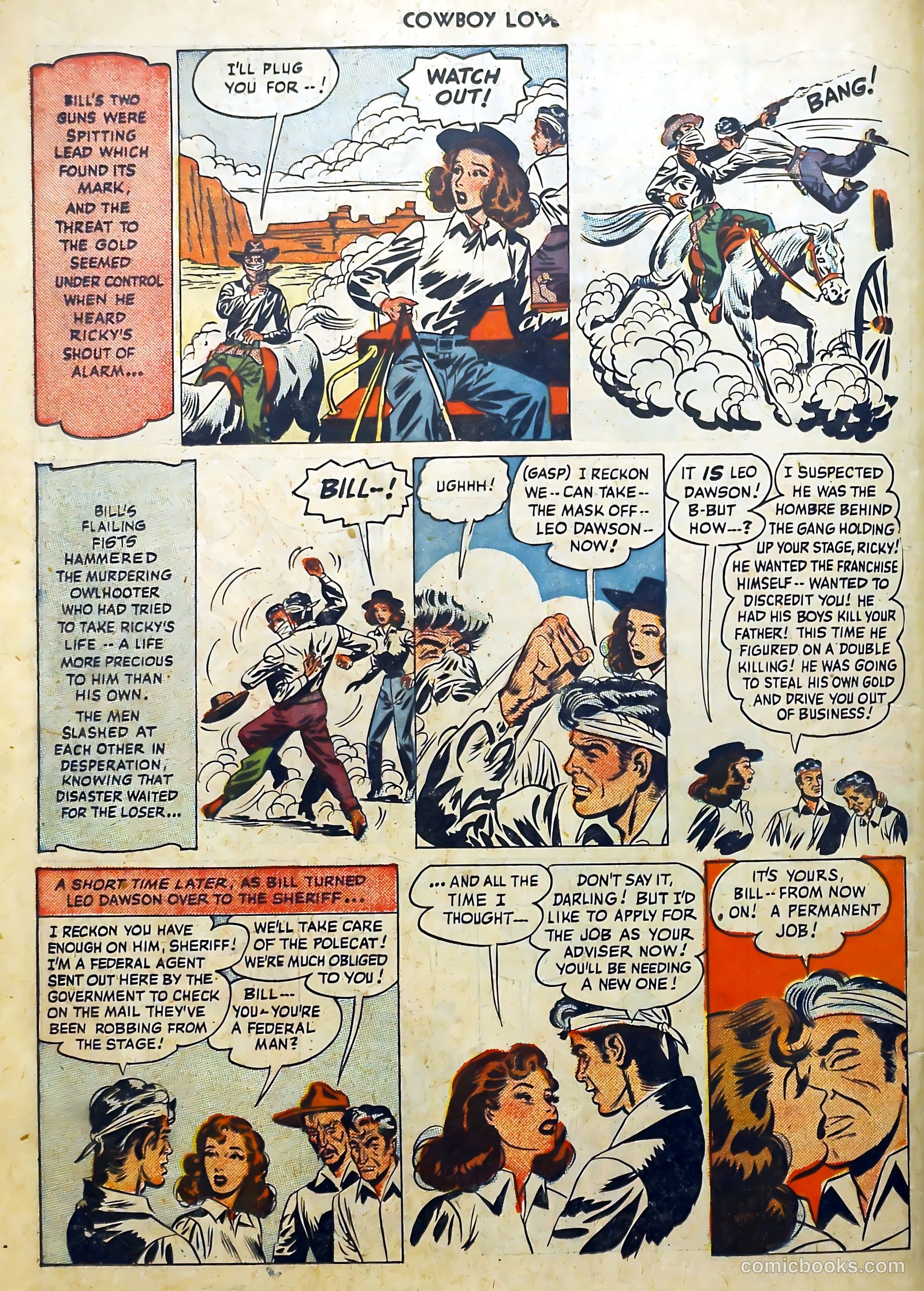 Cowboy Love #6 (1949) — page 50 of 52