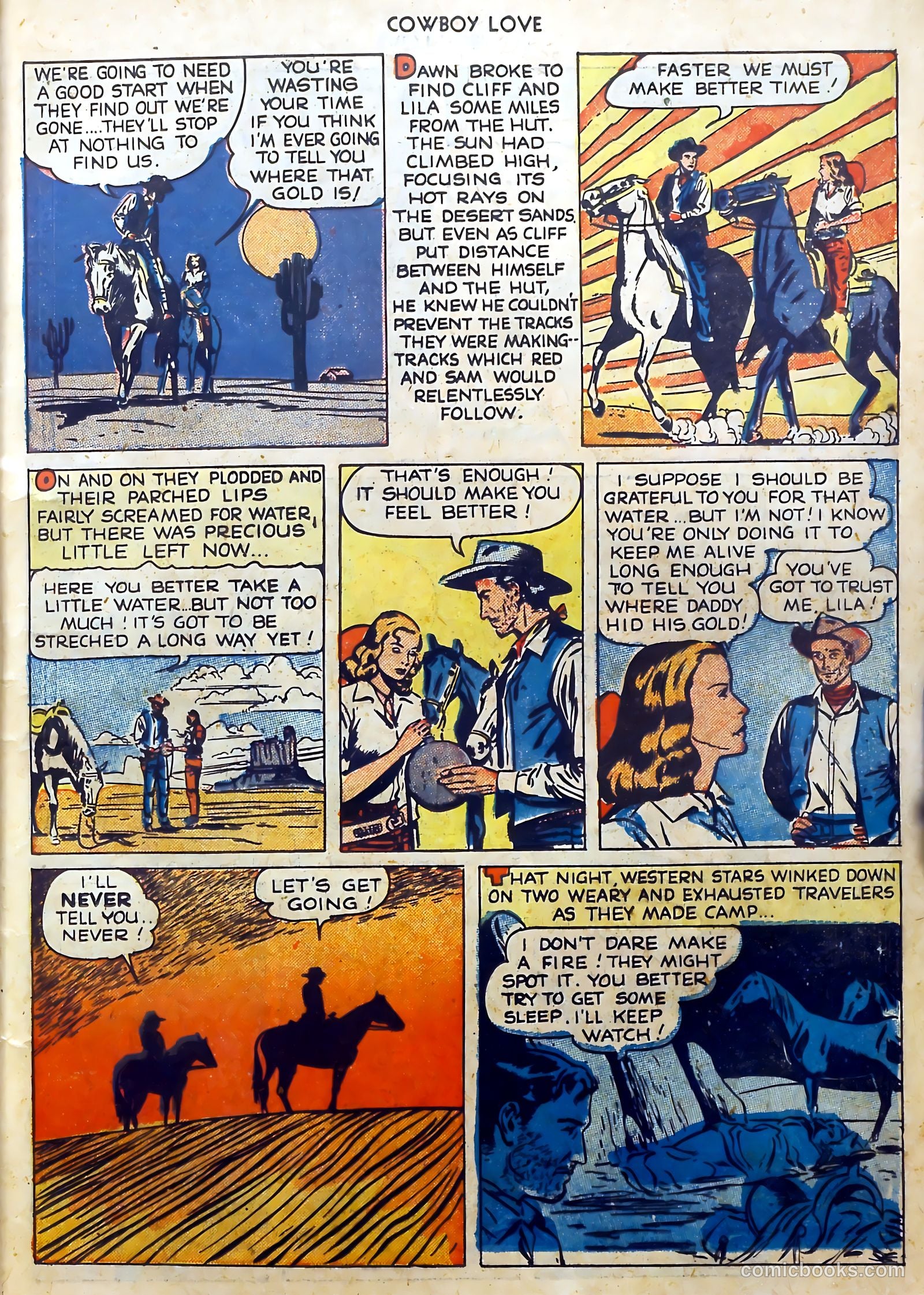 Cowboy Love #7 (1950) — page 9 of 52