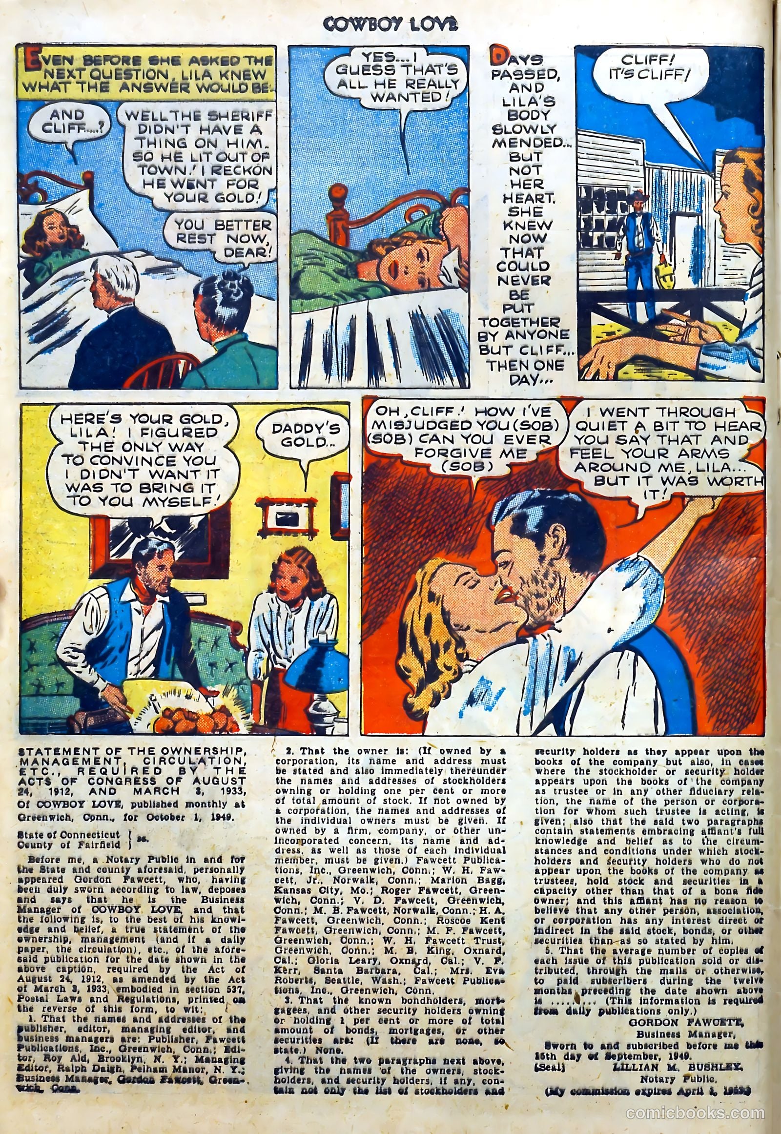 Cowboy Love #7 (1950) — page 16 of 52