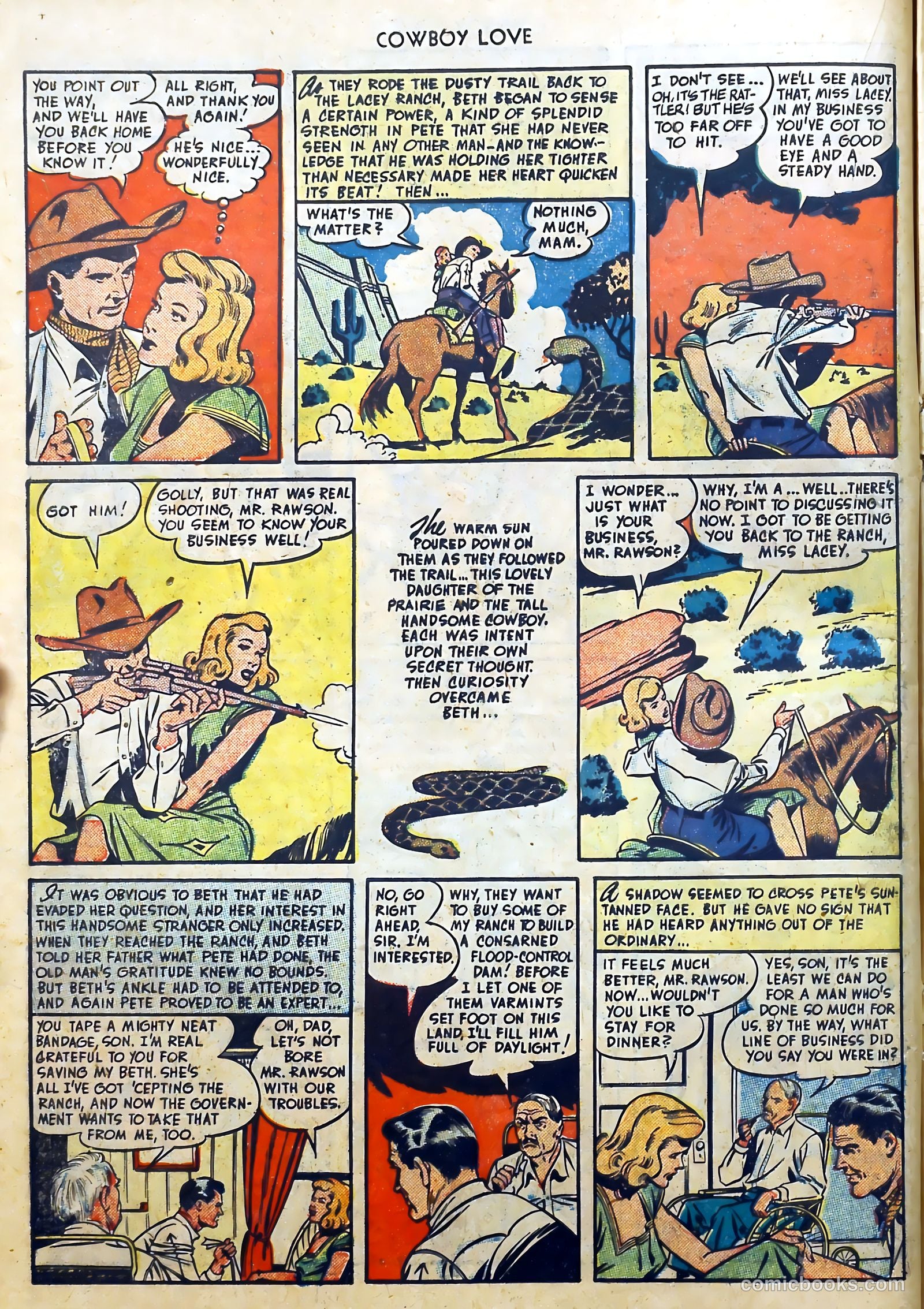 Cowboy Love #7 (1950) — page 20 of 52