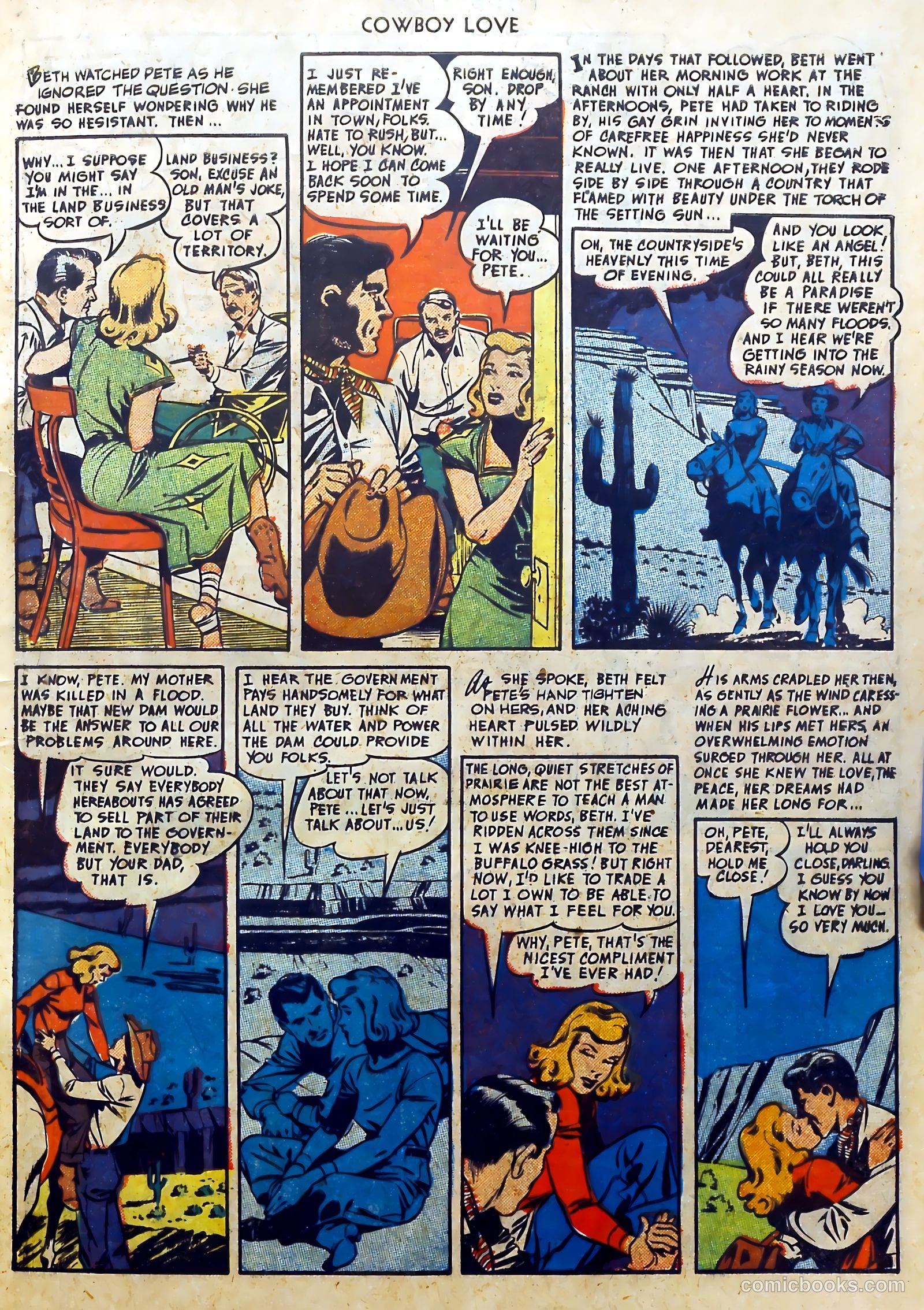 Cowboy Love #7 (1950) — page 21 of 52