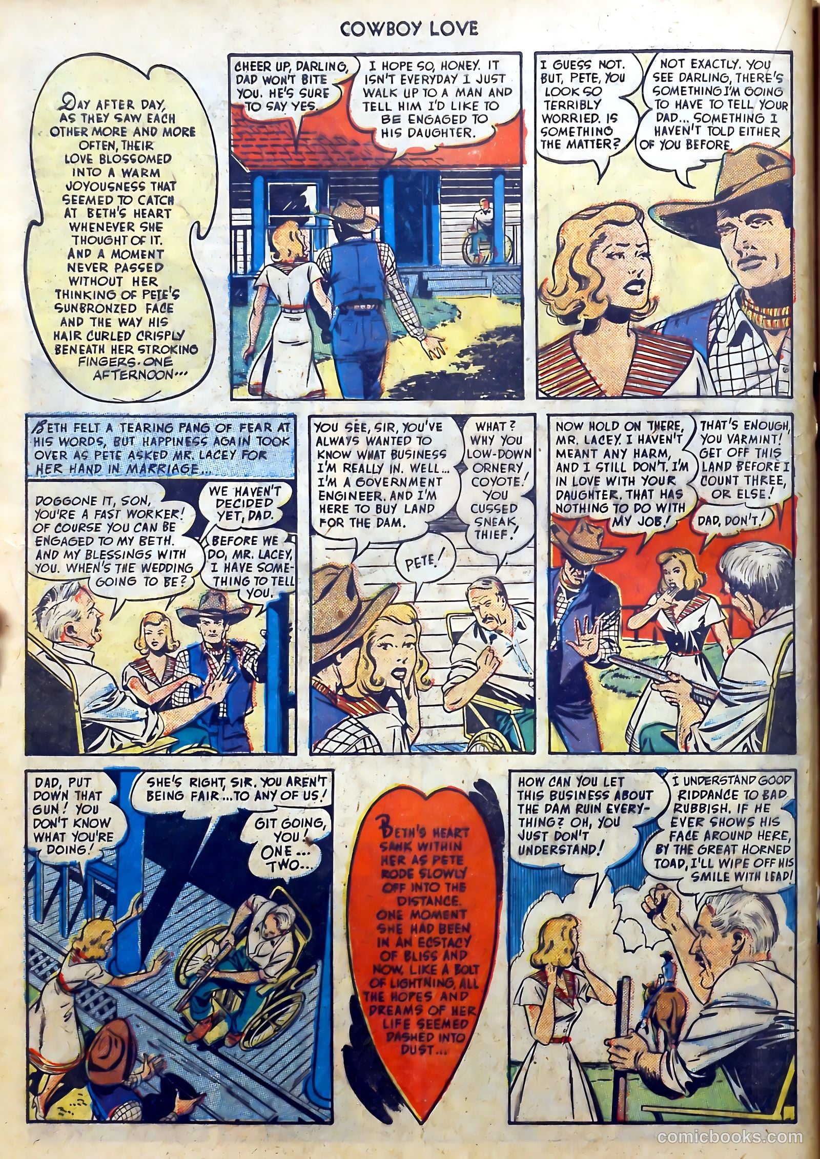 Cowboy Love #7 (1950) — page 22 of 52