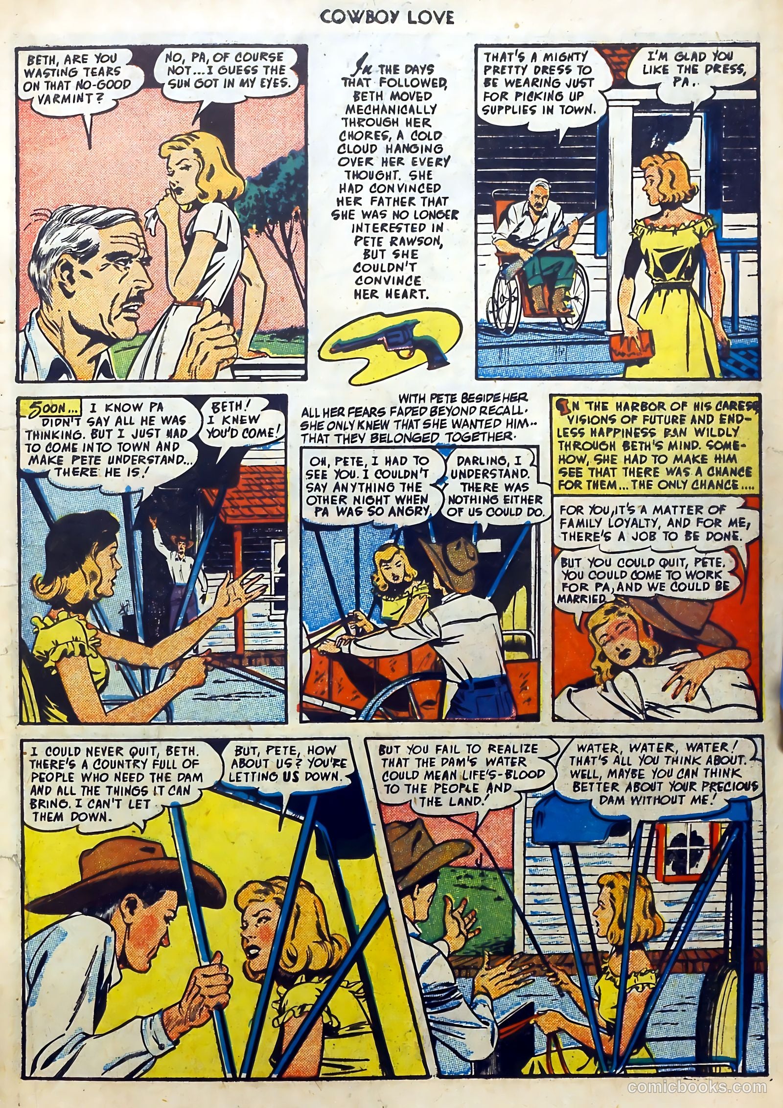 Cowboy Love #7 (1950) — page 23 of 52