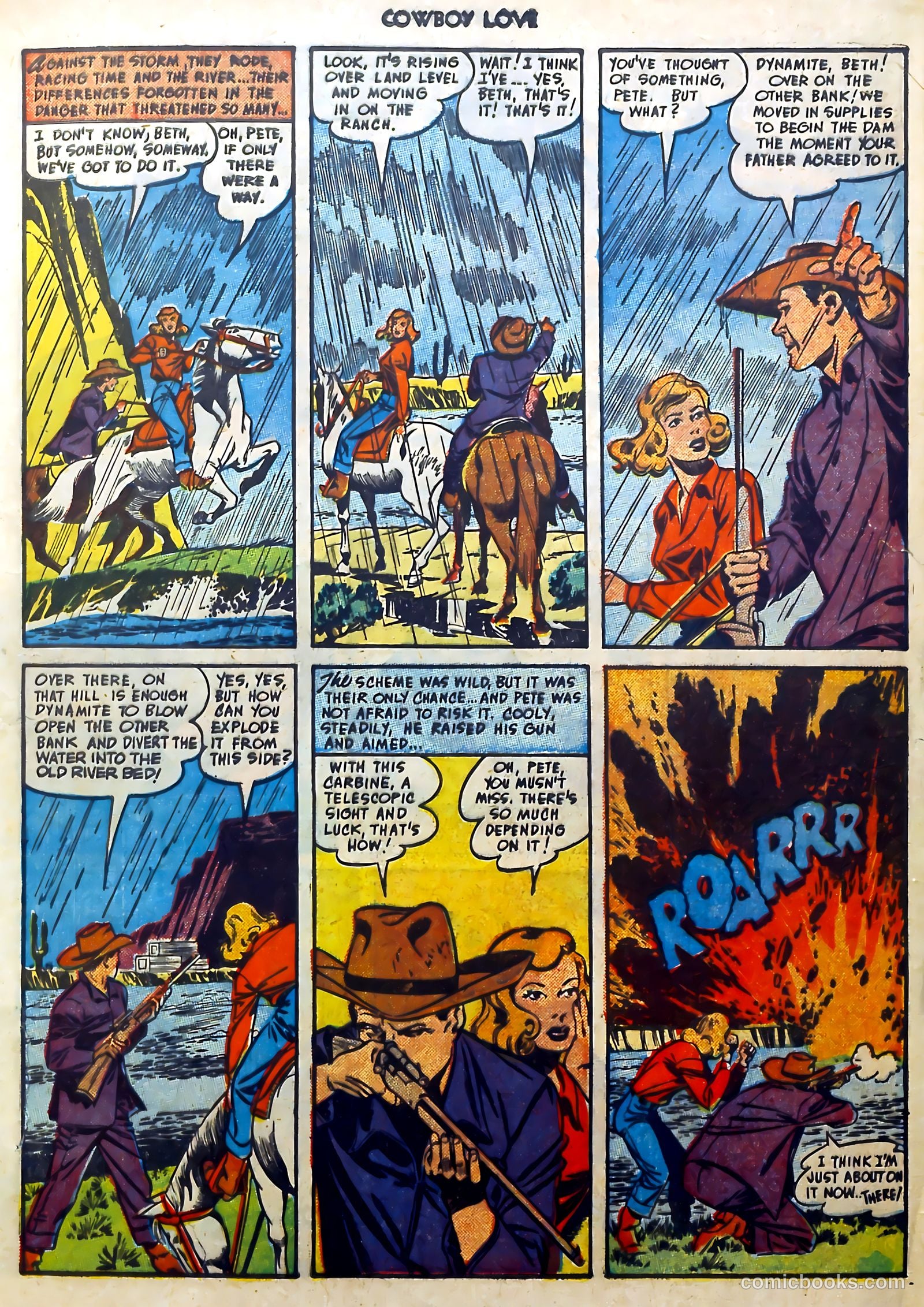 Cowboy Love #7 (1950) — page 25 of 52