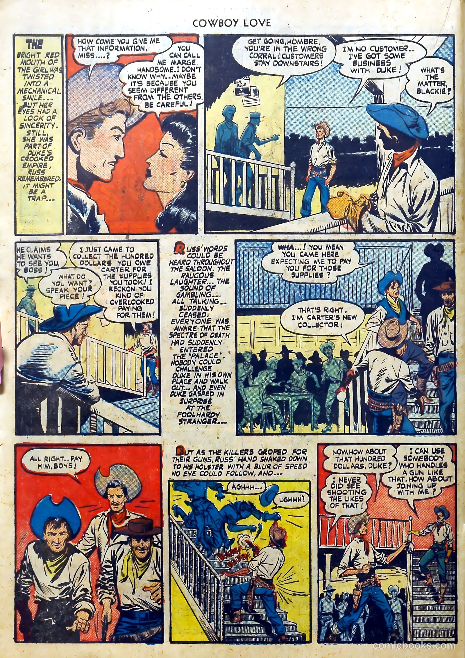 Cowboy Love #7 (1950) — page 32 of 52