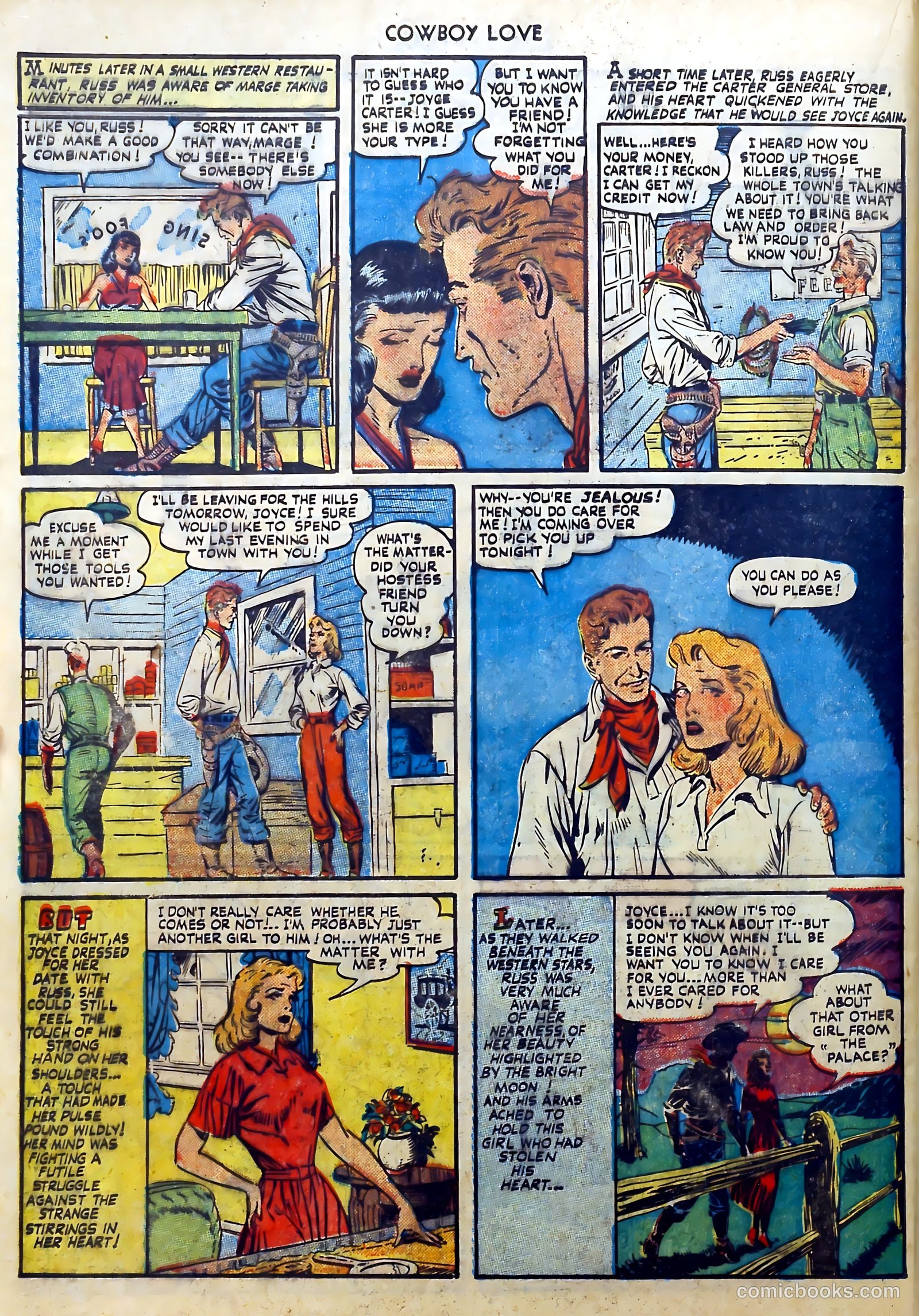 Cowboy Love #7 (1950) — page 34 of 52