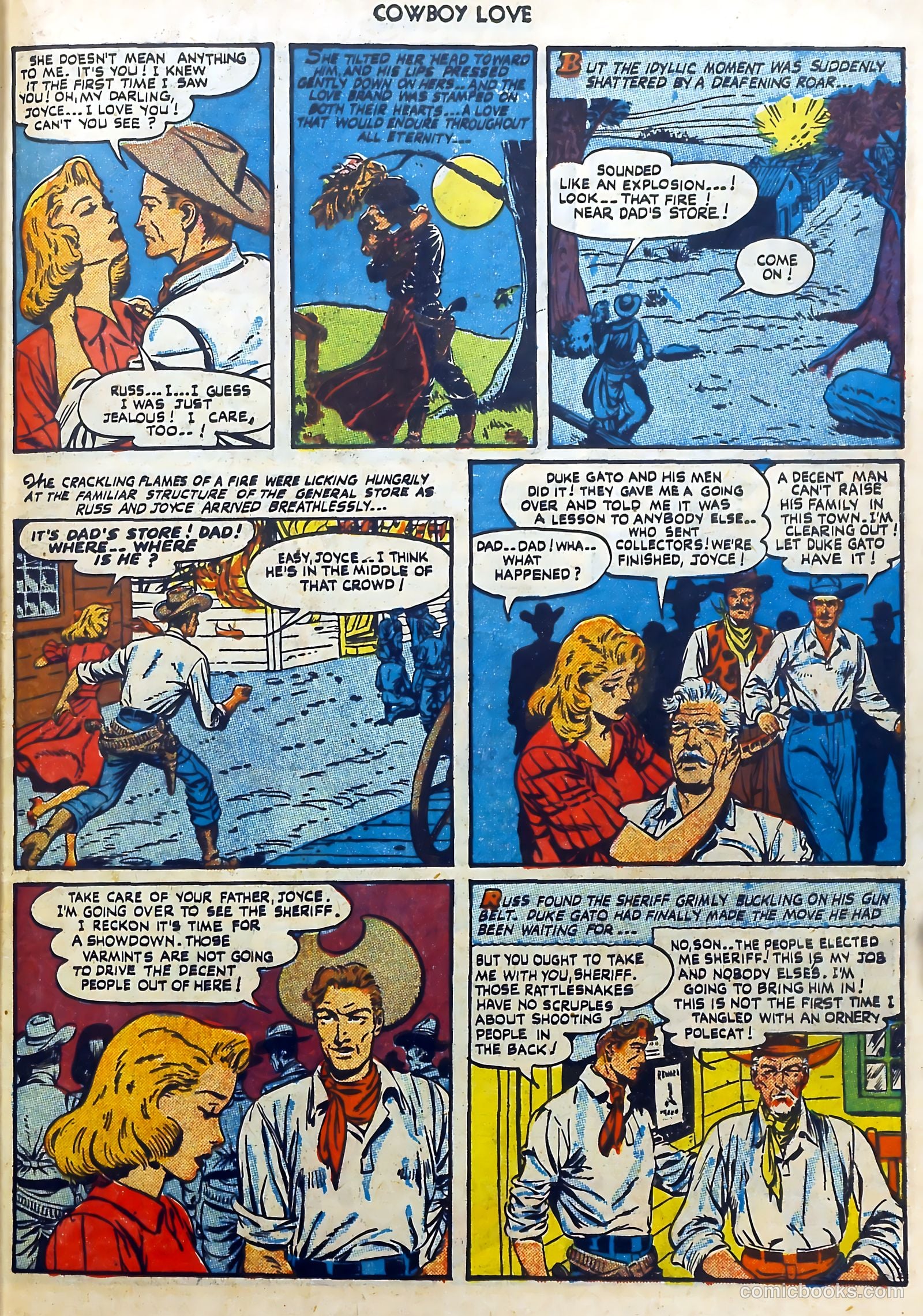 Cowboy Love #7 (1950) — page 35 of 52