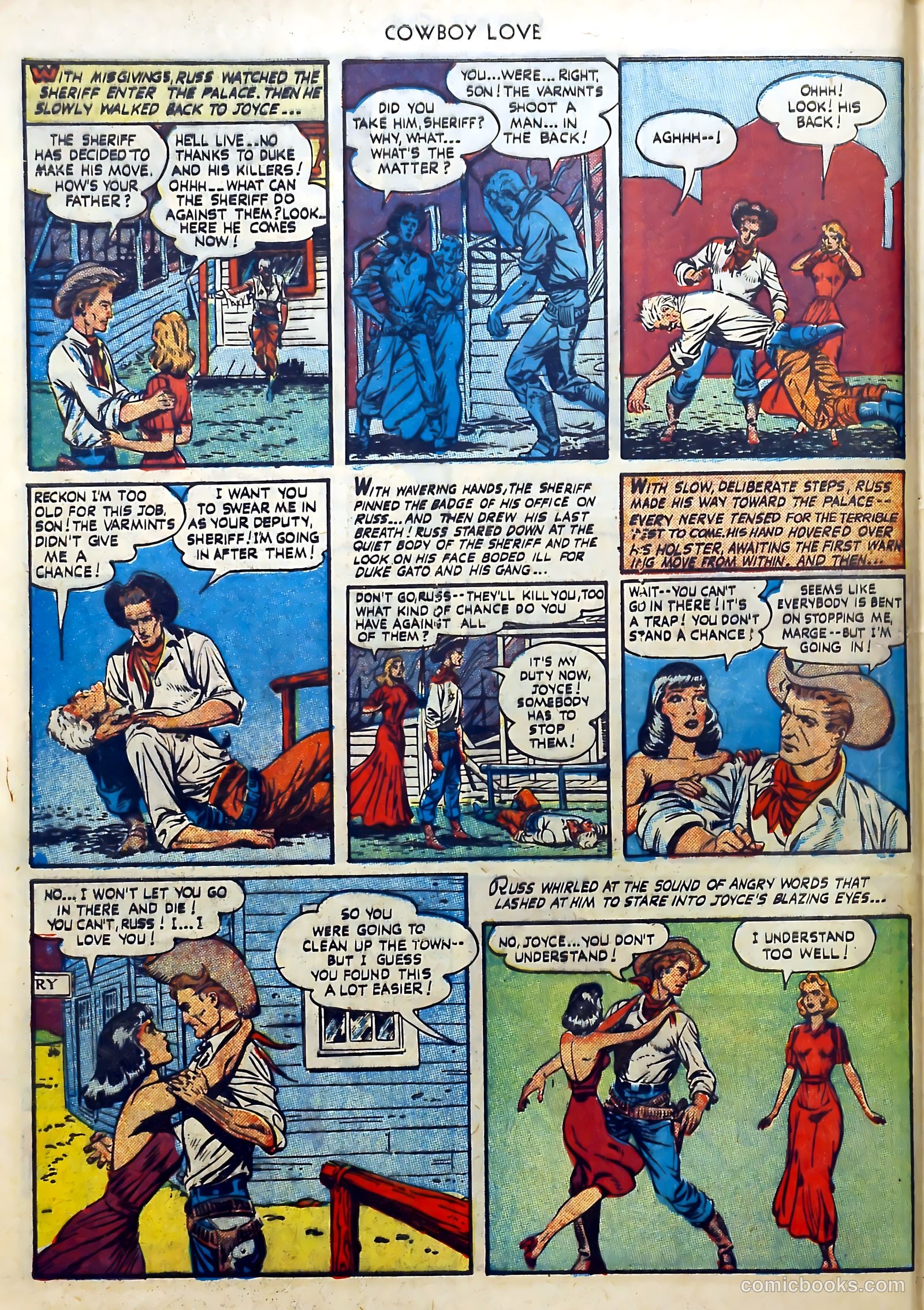 Cowboy Love #7 (1950) — page 36 of 52