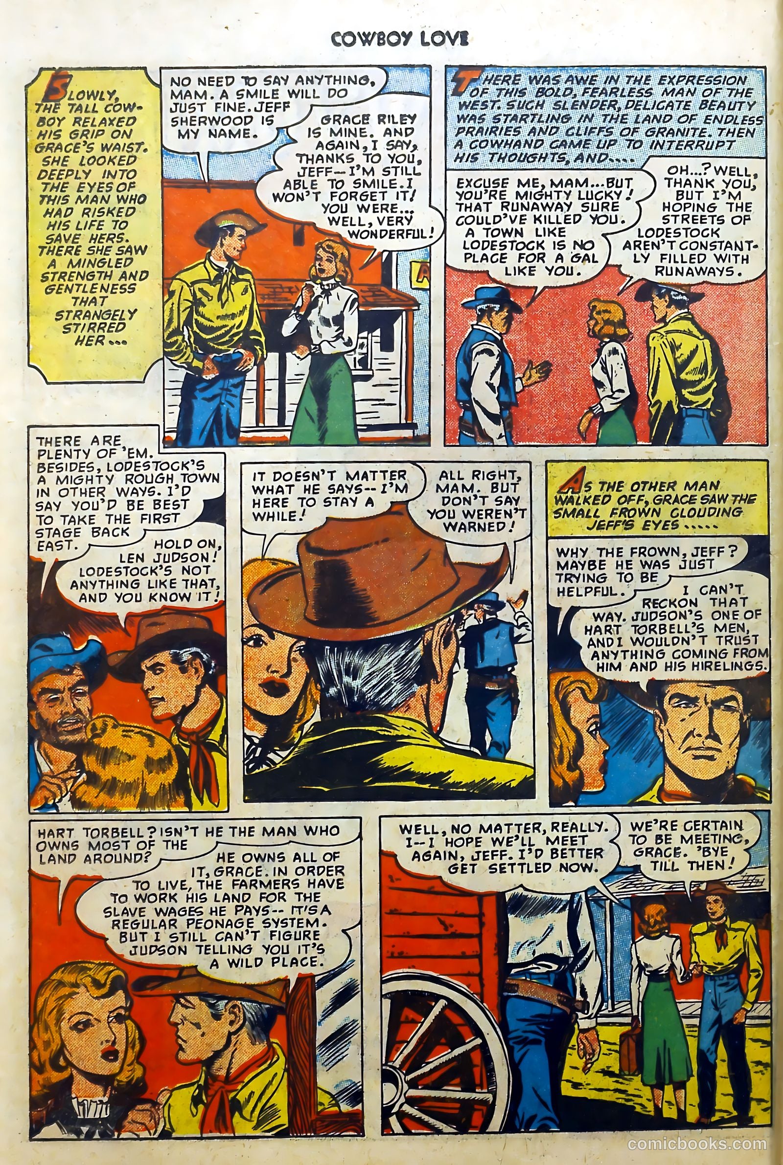 Cowboy Love #7 (1950) — page 42 of 52