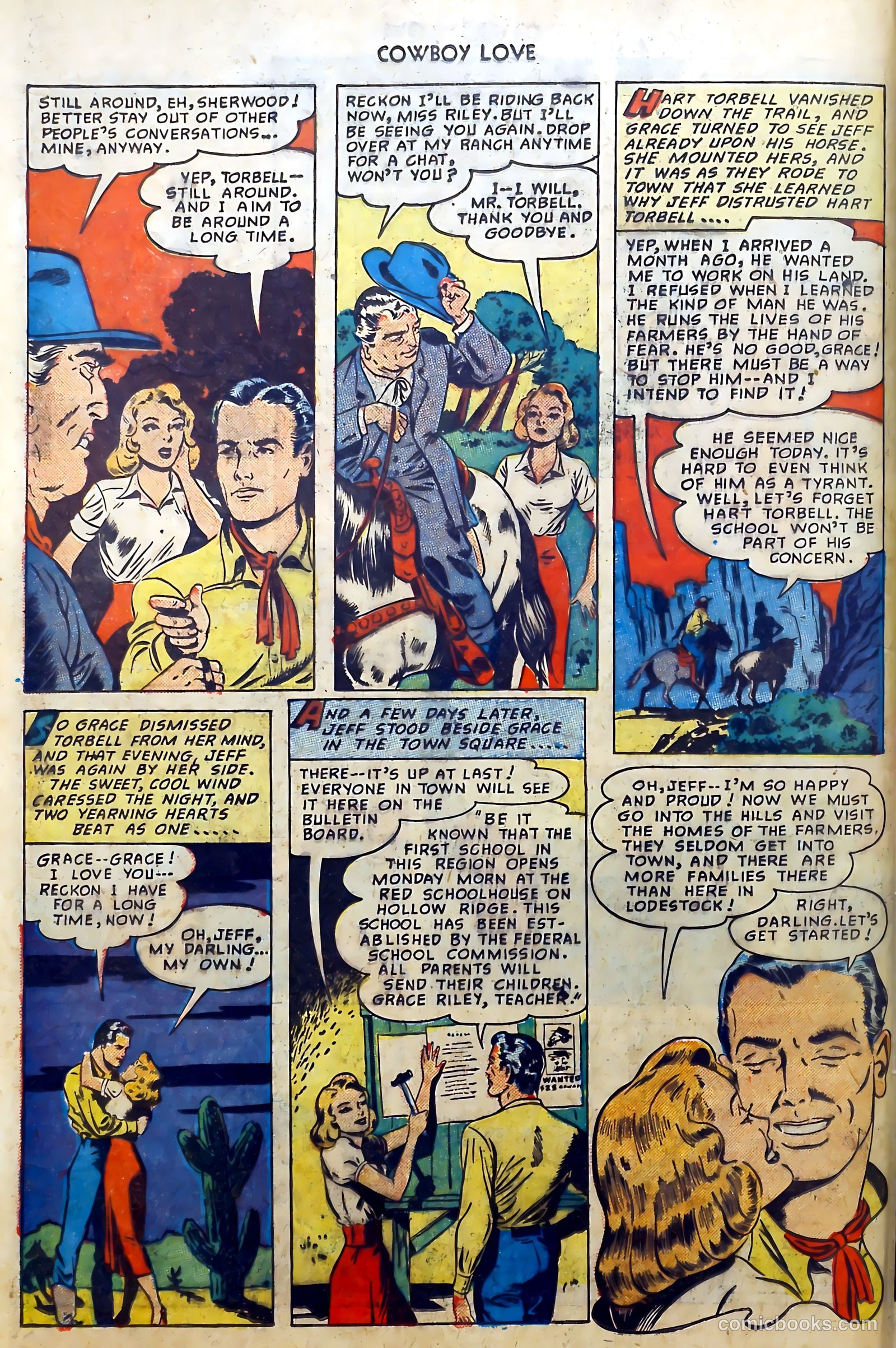 Cowboy Love #7 (1950) — page 46 of 52
