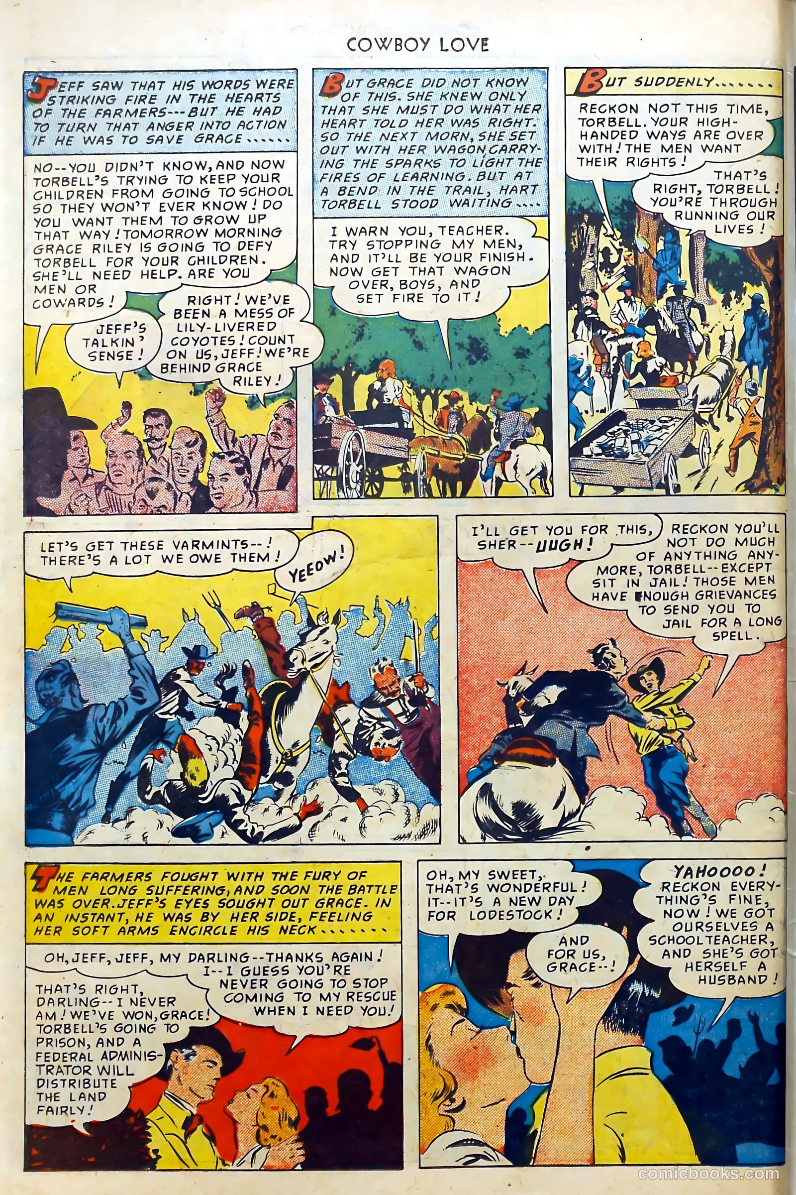 Cowboy Love #7 (1950) — page 50 of 52