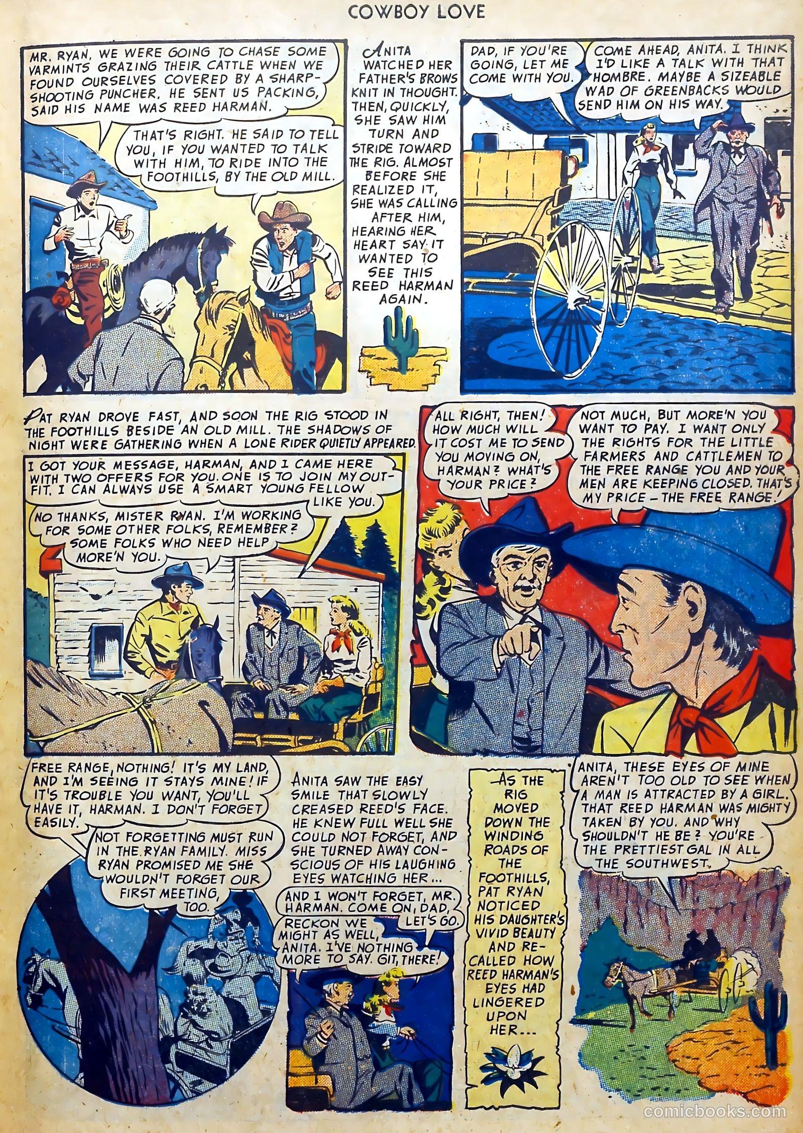 Cowboy Love #8 (1950) — page 17 of 36