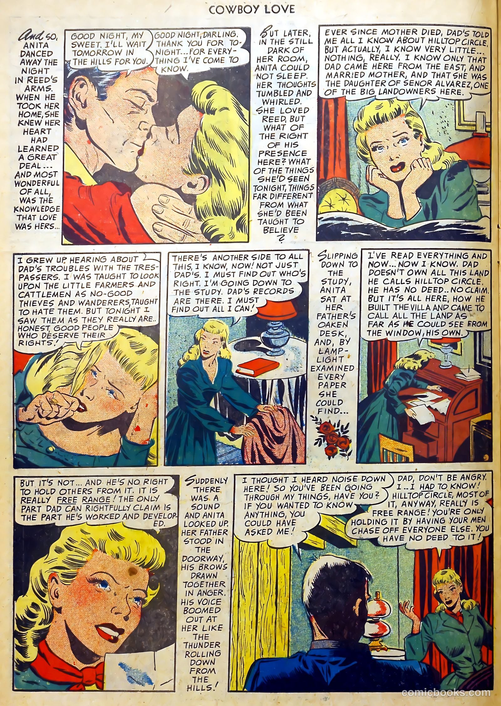 Cowboy Love #8 (1950) — page 22 of 36