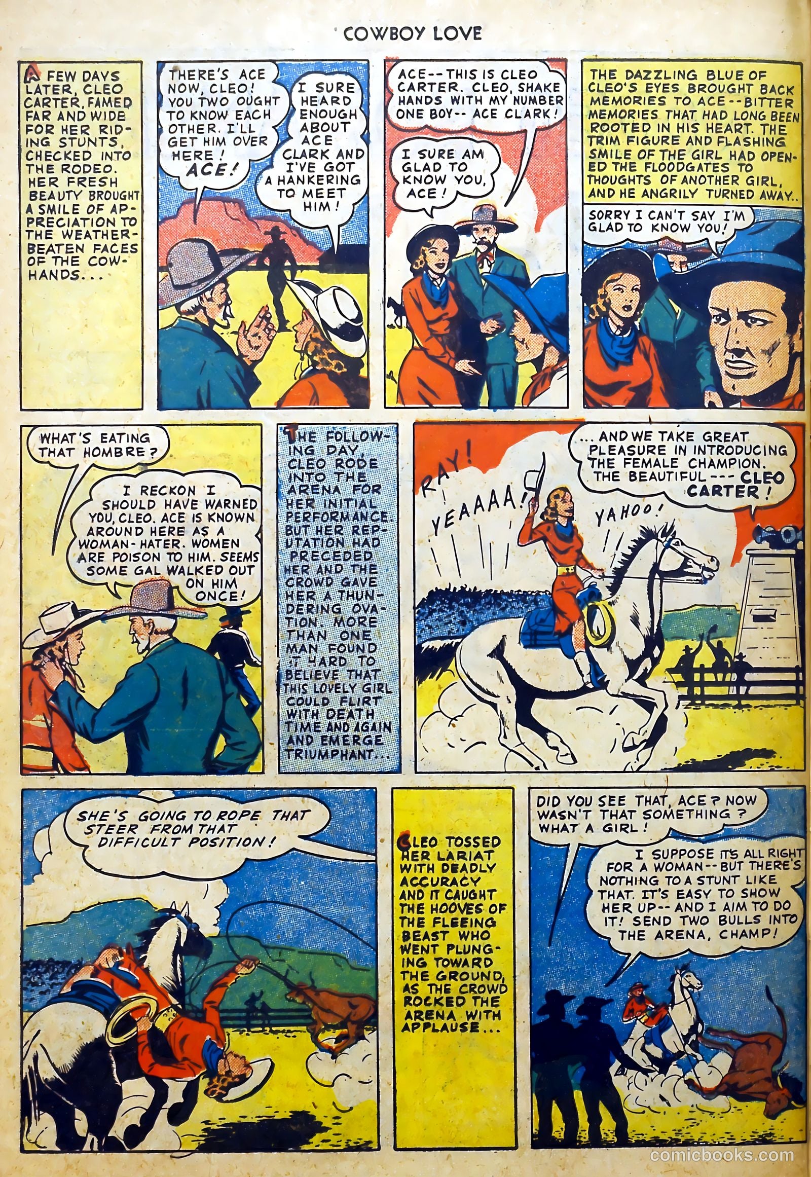 Cowboy Love #8 (1950) — page 28 of 36
