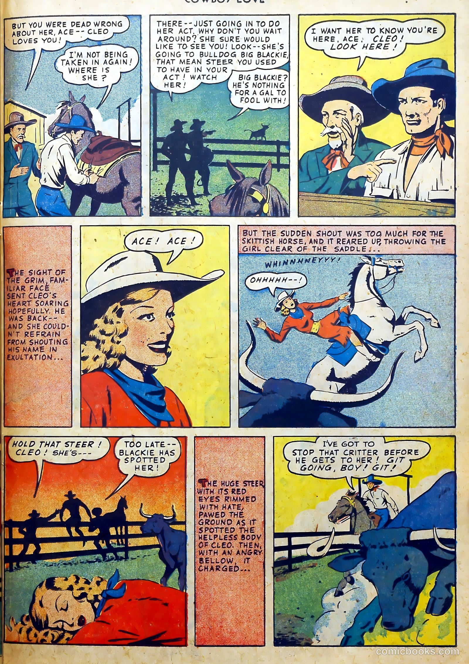 Cowboy Love #8 (1950) — page 33 of 36