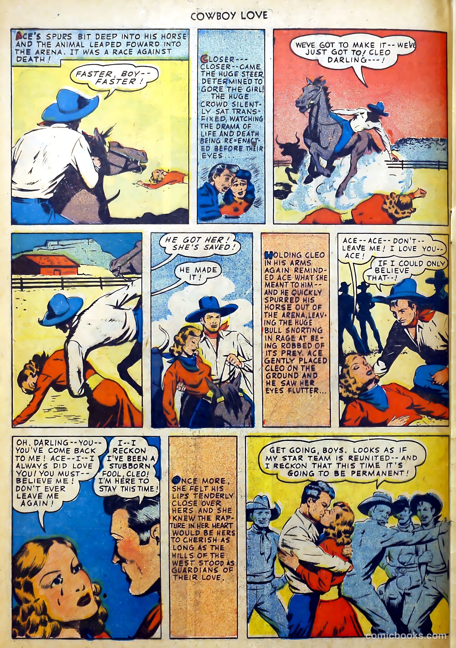 Cowboy Love #8 (1950) — page 34 of 36