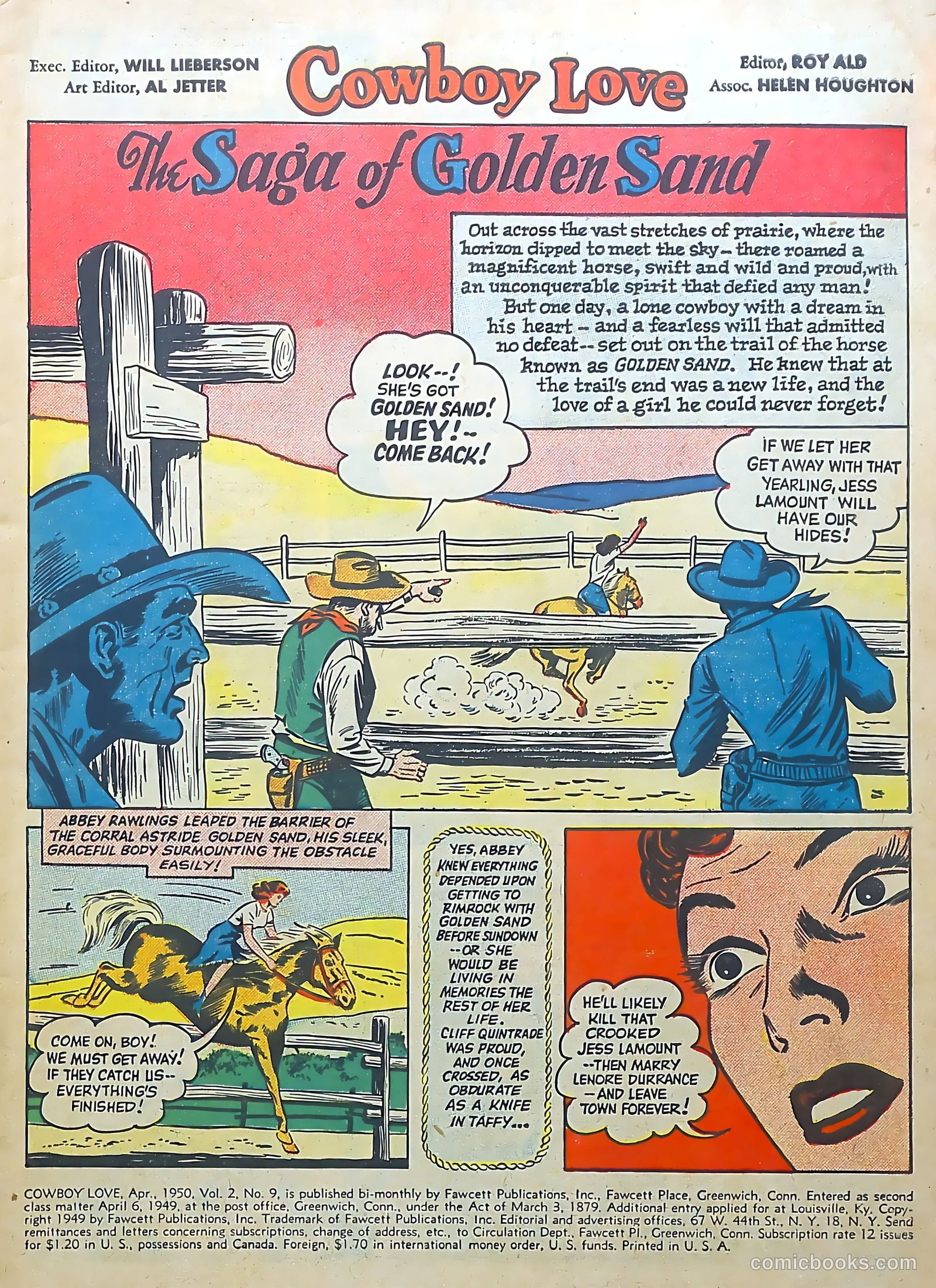 Cowboy Love #9 (1950) — page 3 of 52