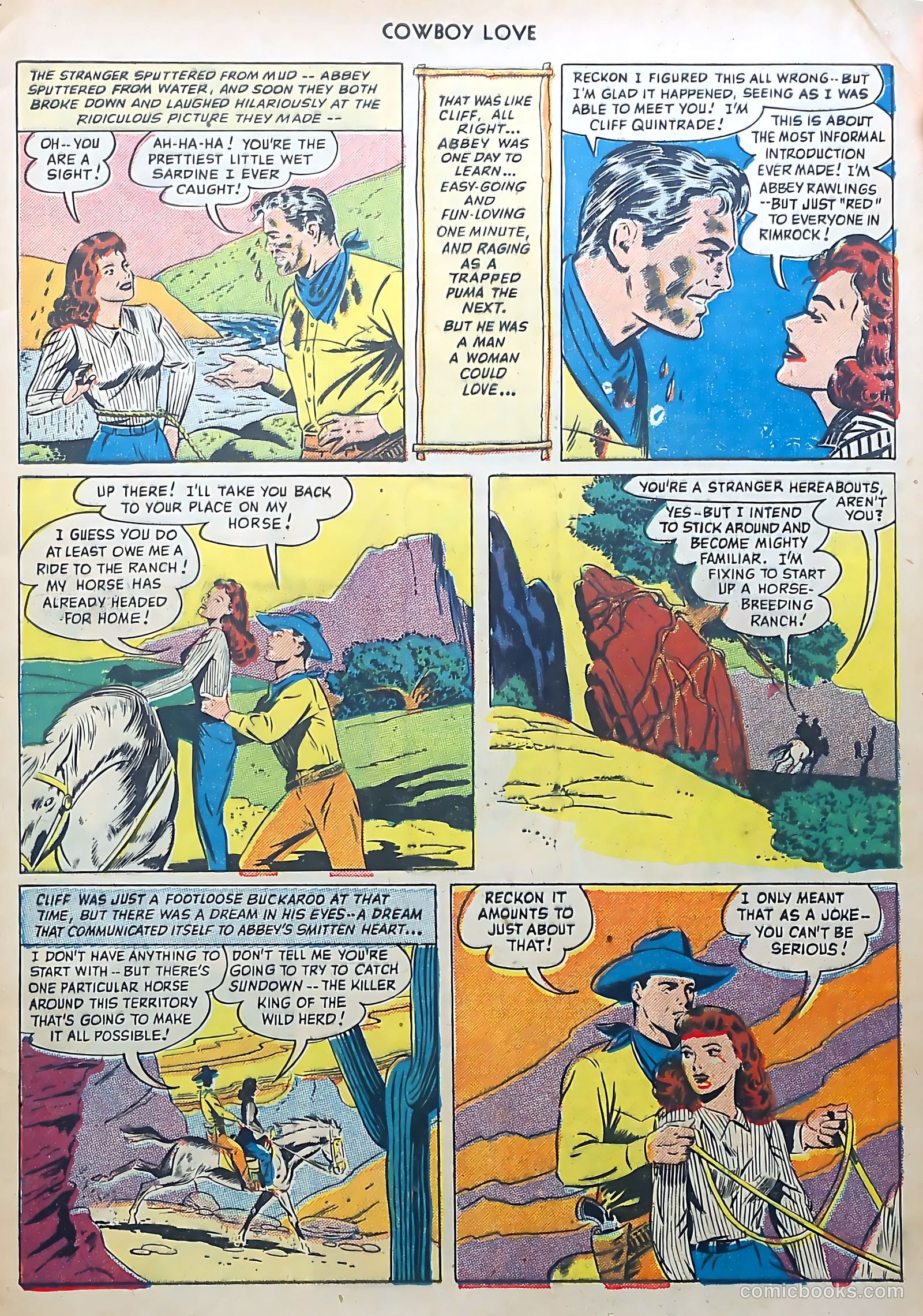 Cowboy Love #9 (1950) — page 5 of 52