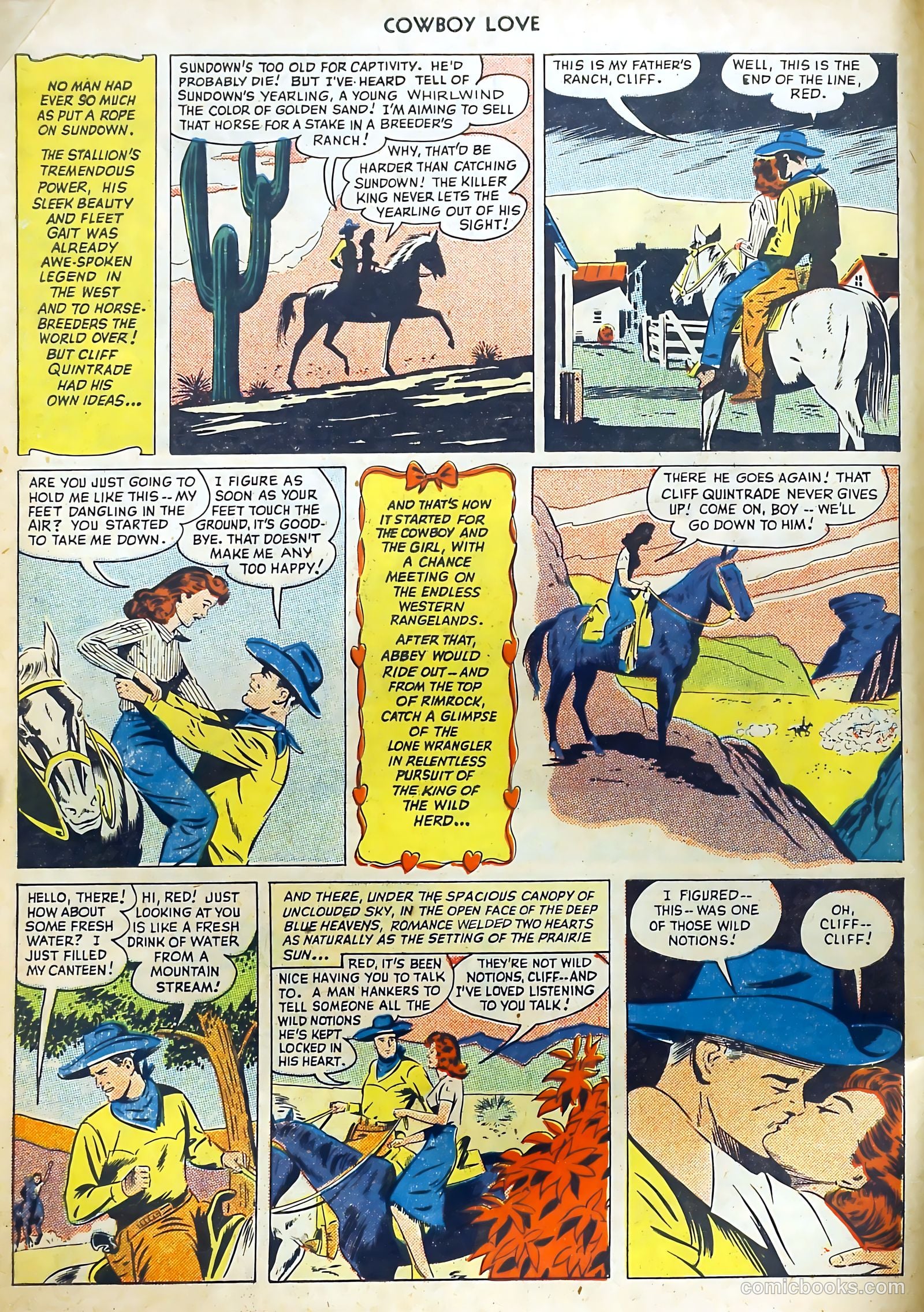 Cowboy Love #9 (1950) — page 6 of 52
