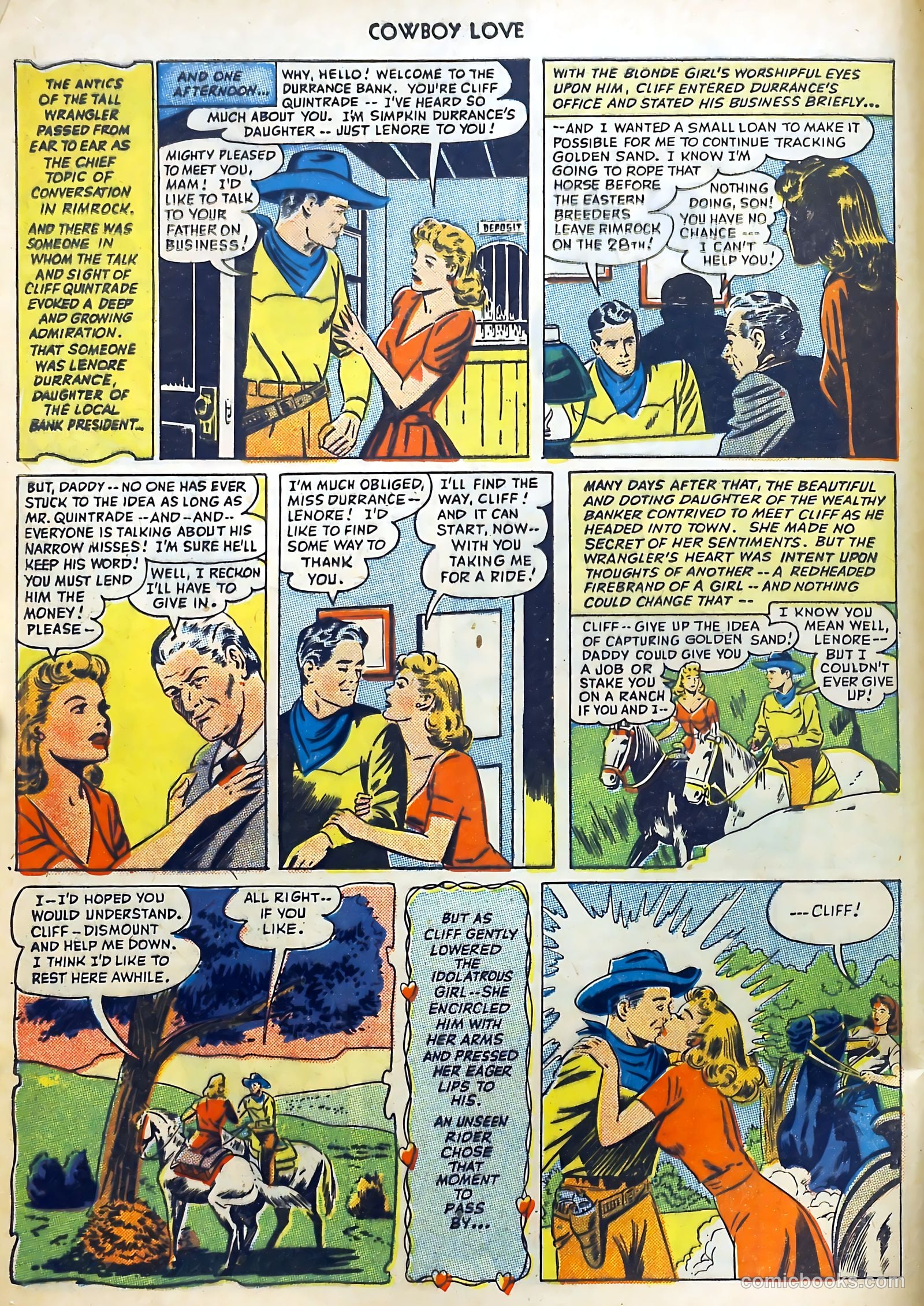 Cowboy Love #9 (1950) — page 8 of 52