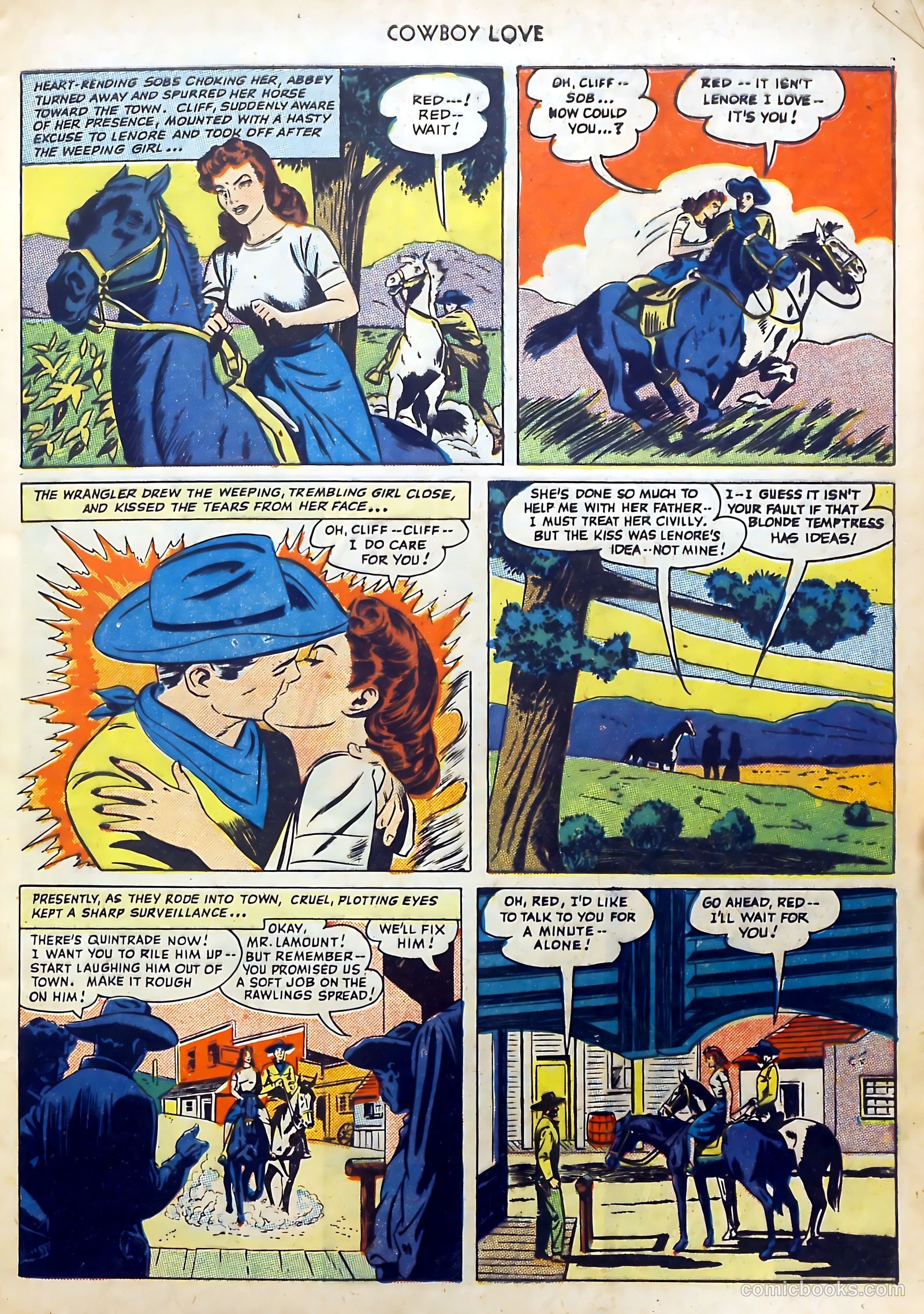 Cowboy Love #9 (1950) — page 9 of 52