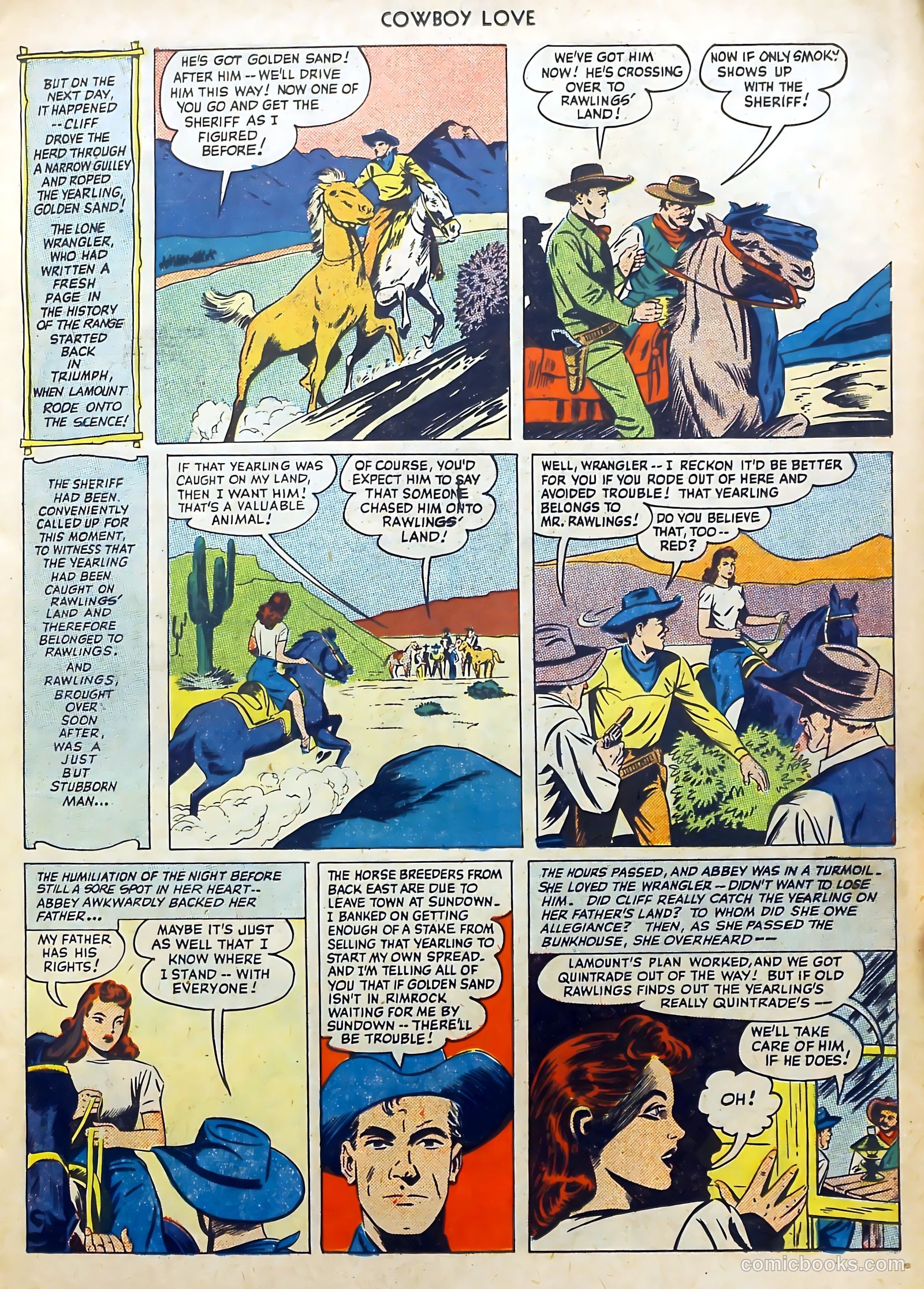 Cowboy Love #9 (1950) — page 15 of 52