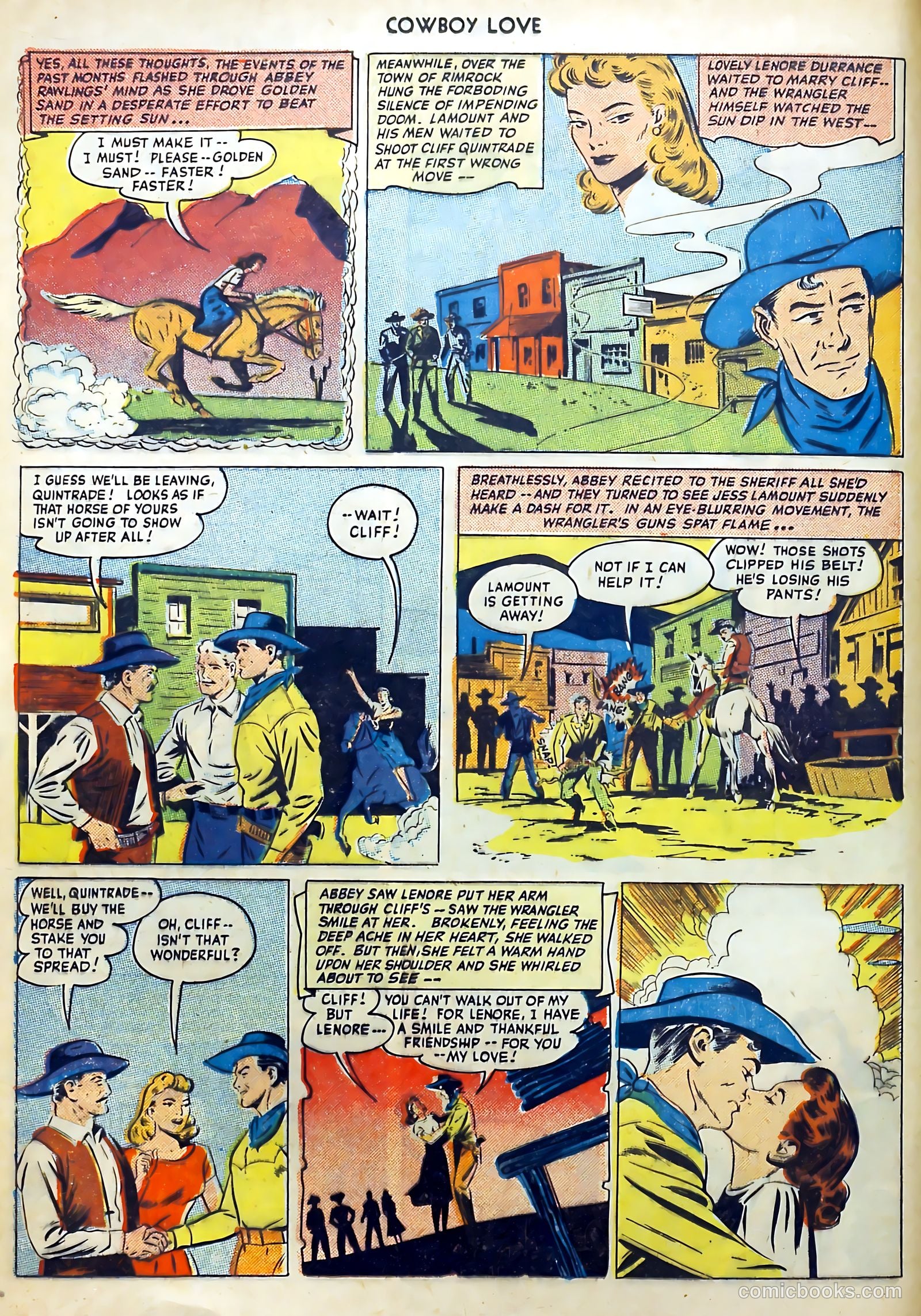 Cowboy Love #9 (1950) — page 16 of 52