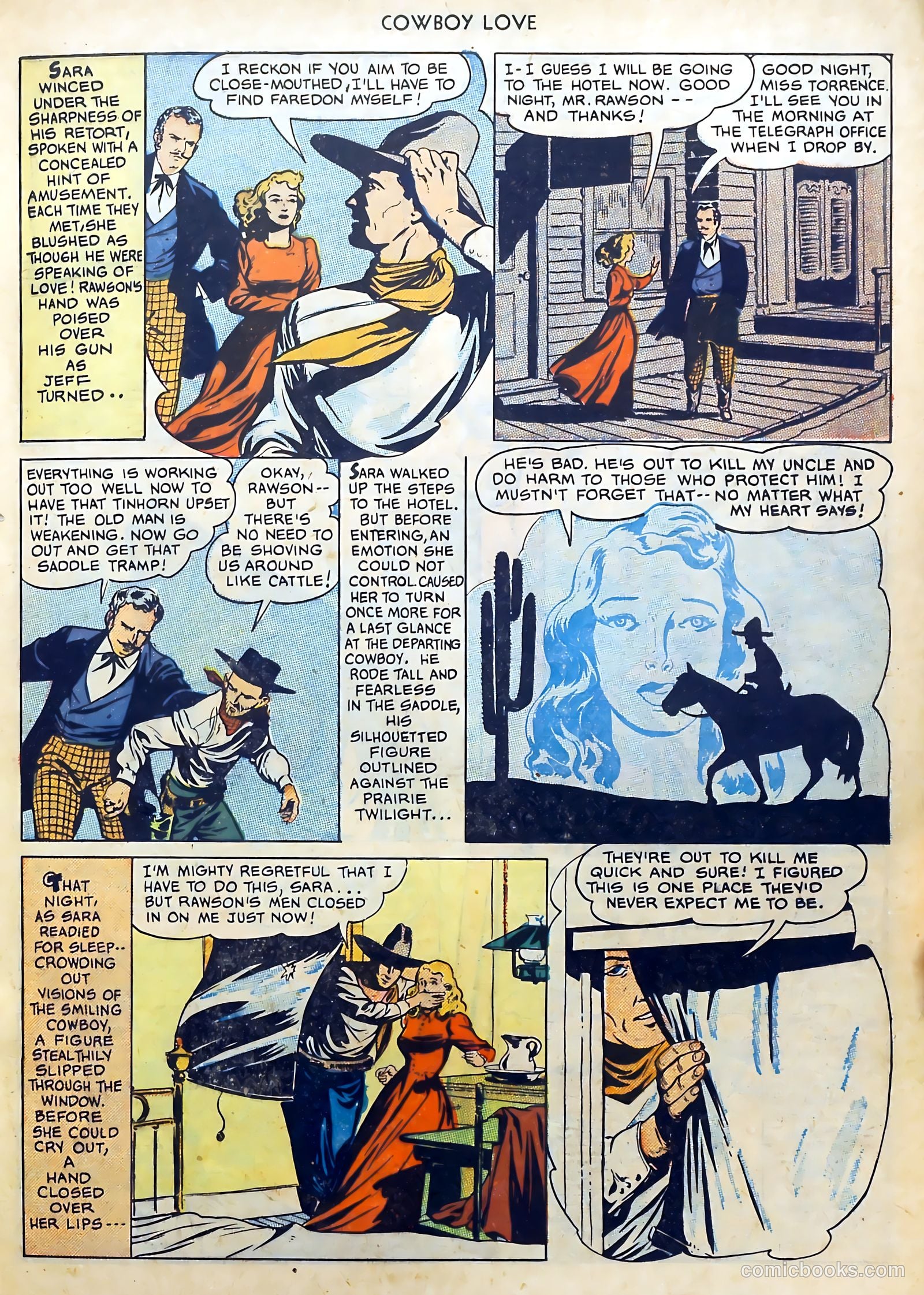 Cowboy Love #9 (1950) — page 21 of 52
