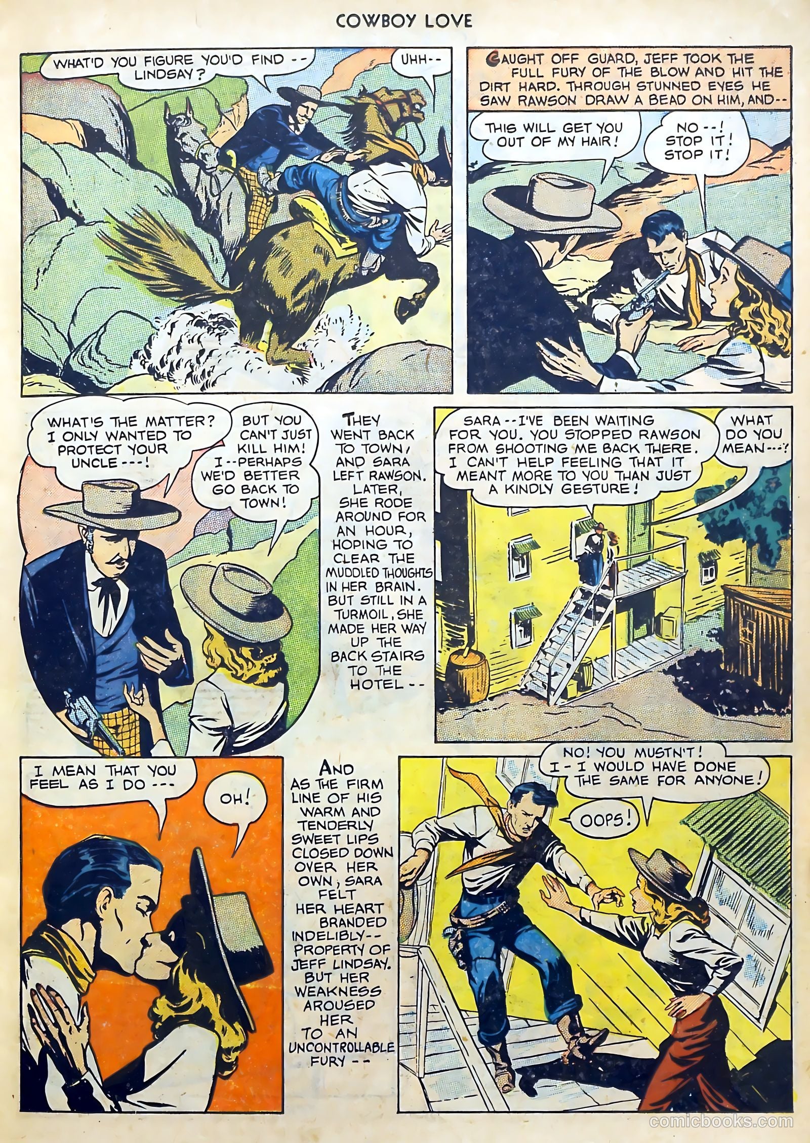 Cowboy Love #9 (1950) — page 23 of 52