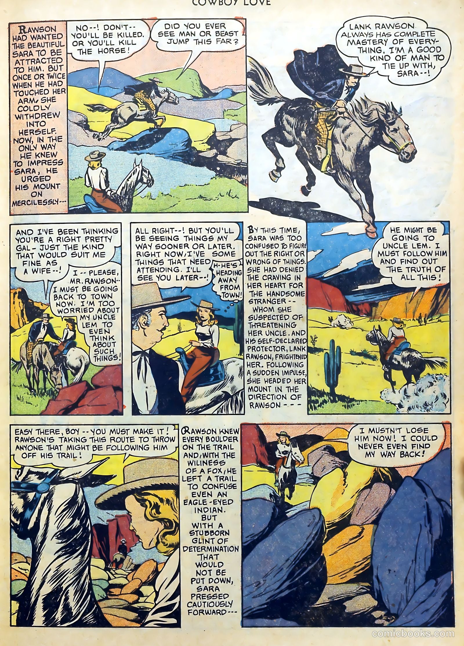 Cowboy Love #9 (1950) — page 25 of 52