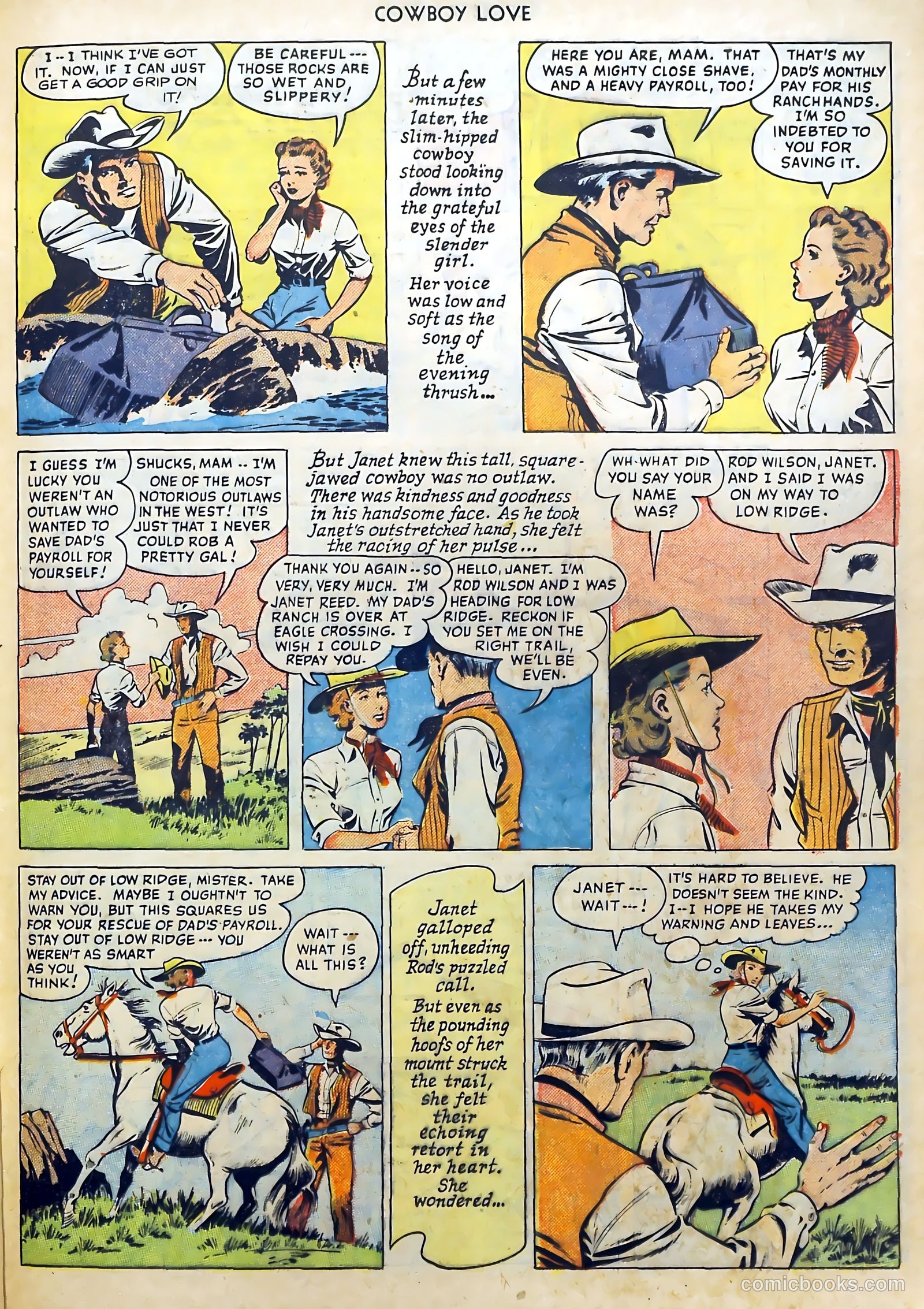 Cowboy Love #9 (1950) — page 29 of 52
