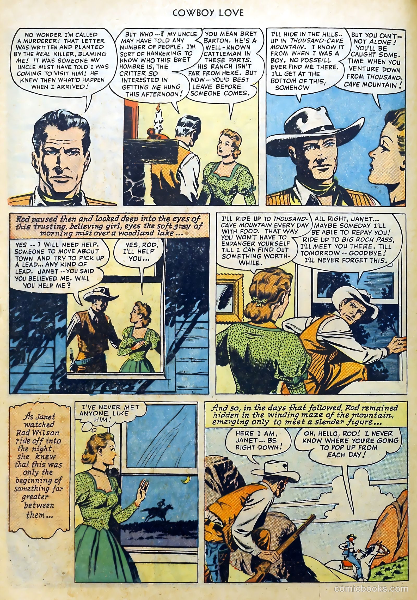 Cowboy Love #9 (1950) — page 32 of 52