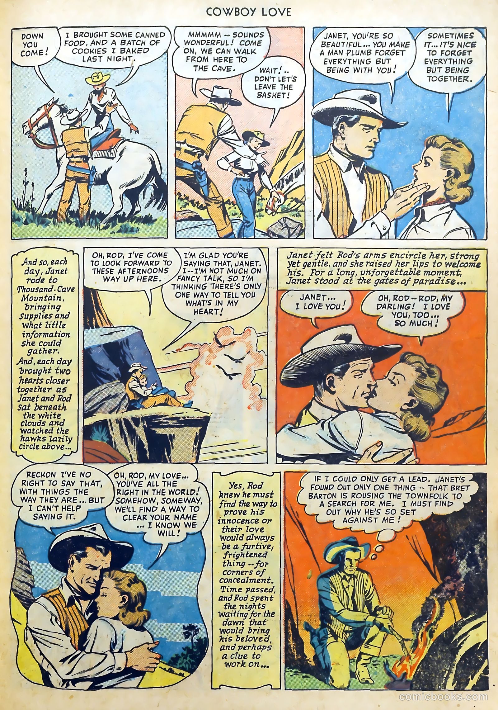 Cowboy Love #9 (1950) — page 33 of 52