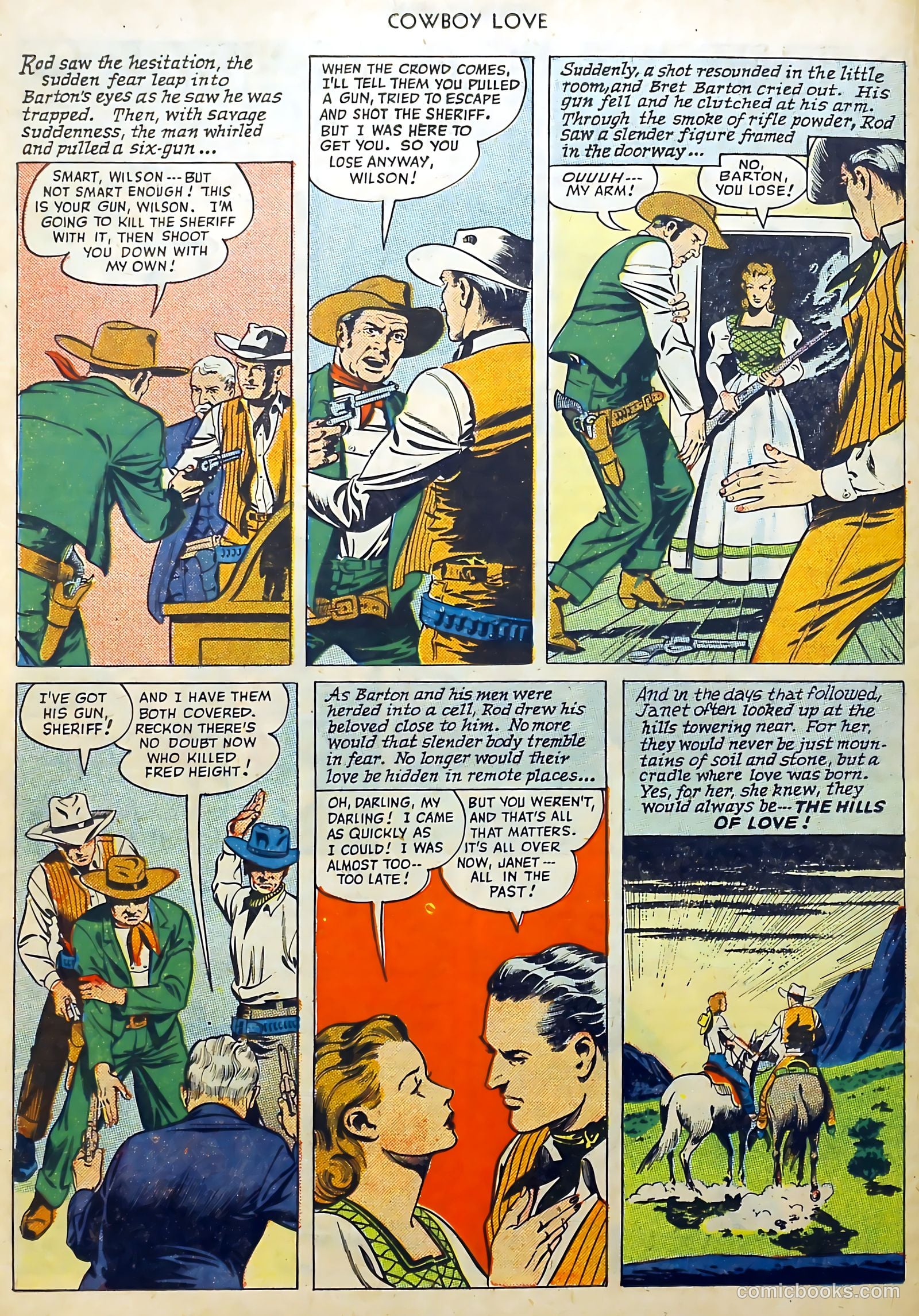 Cowboy Love #9 (1950) — page 38 of 52