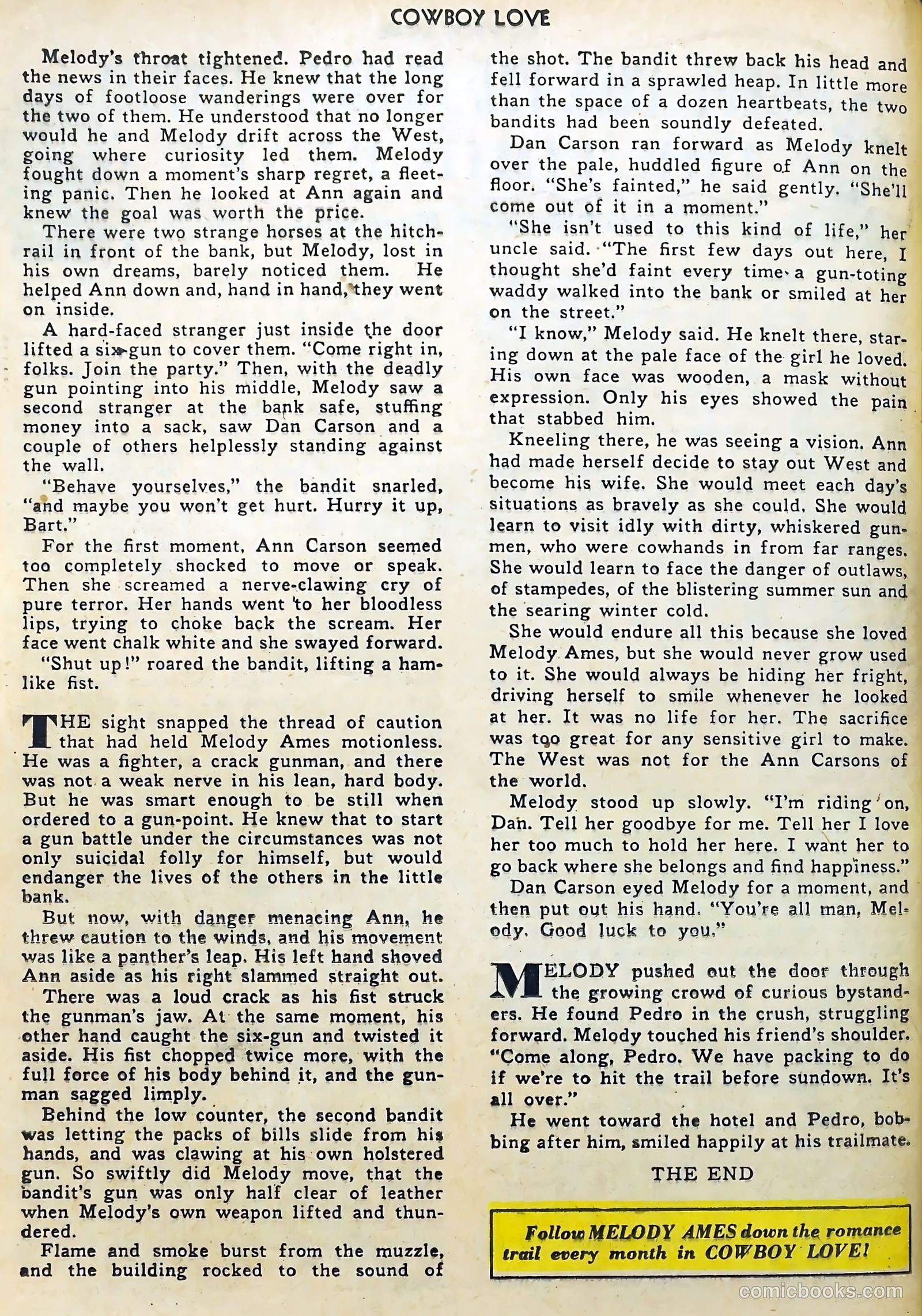 Cowboy Love #9 (1950) — page 40 of 52