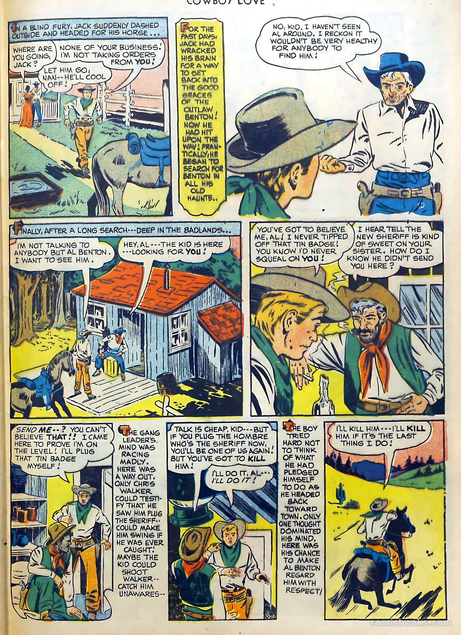 Cowboy Love #9 (1950) — page 45 of 52