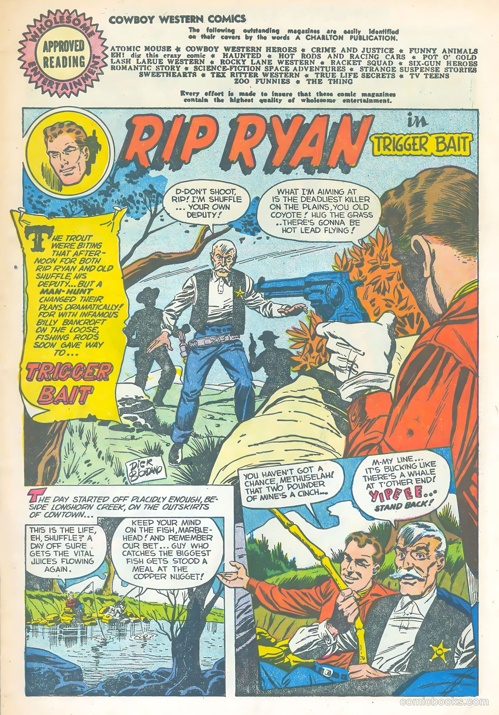 Cowboy Western #48 (1954) — page 3 of 36