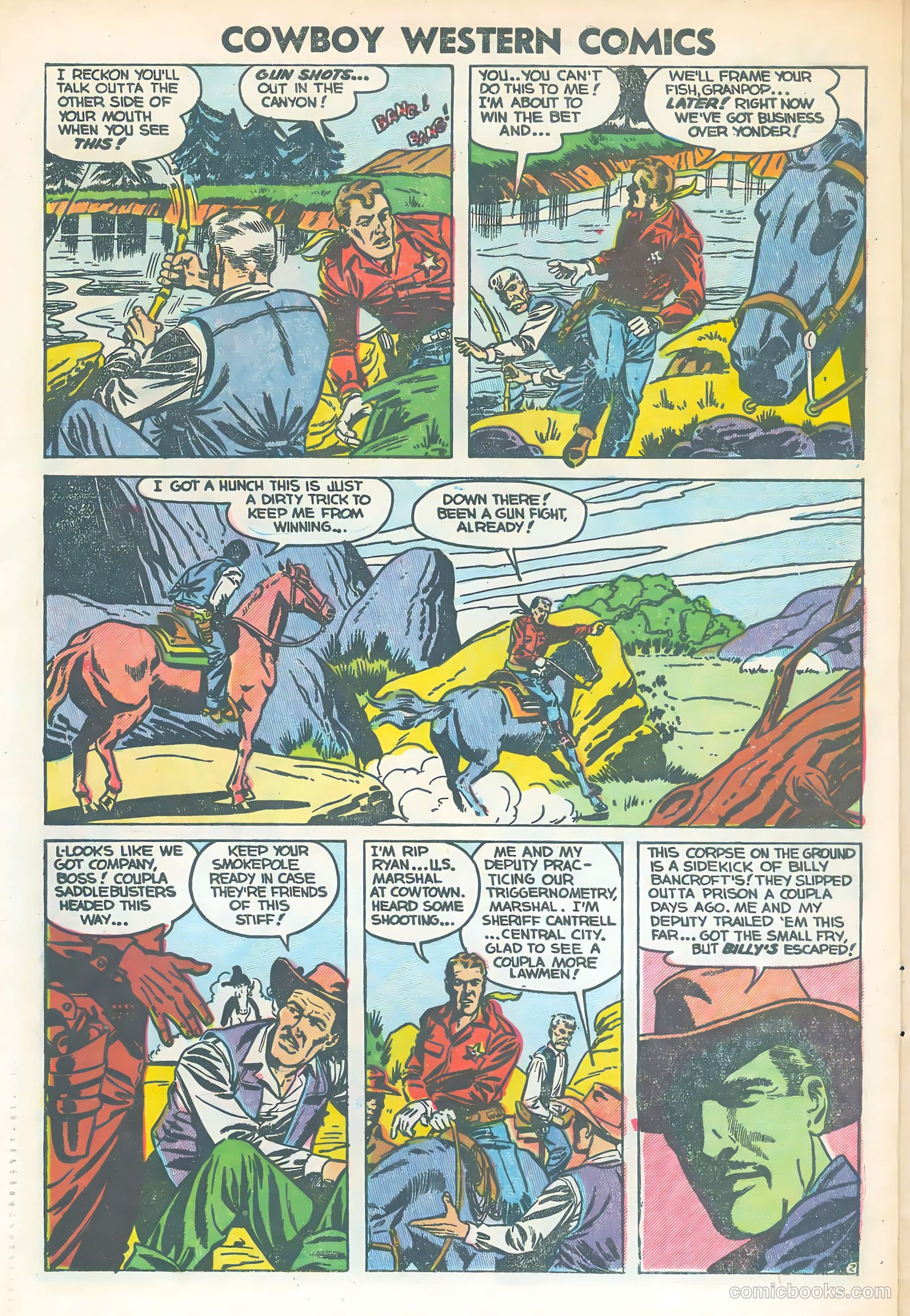 Cowboy Western #48 (1954) — page 4 of 36