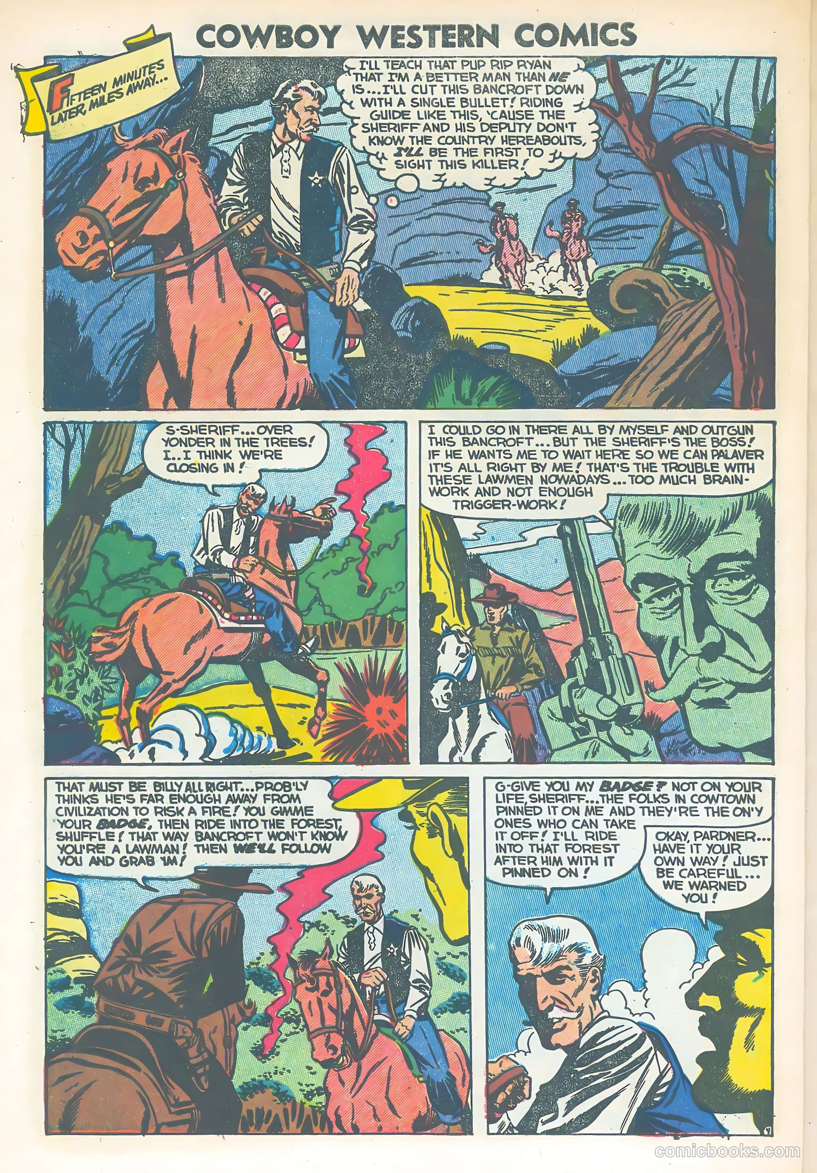 Cowboy Western #48 (1954) — page 6 of 36