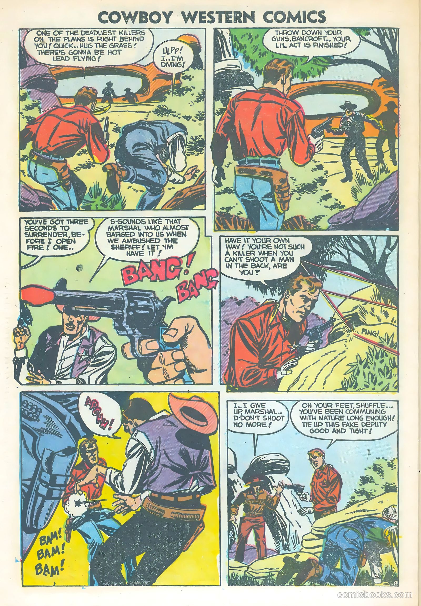 Cowboy Western #48 (1954) — page 8 of 36
