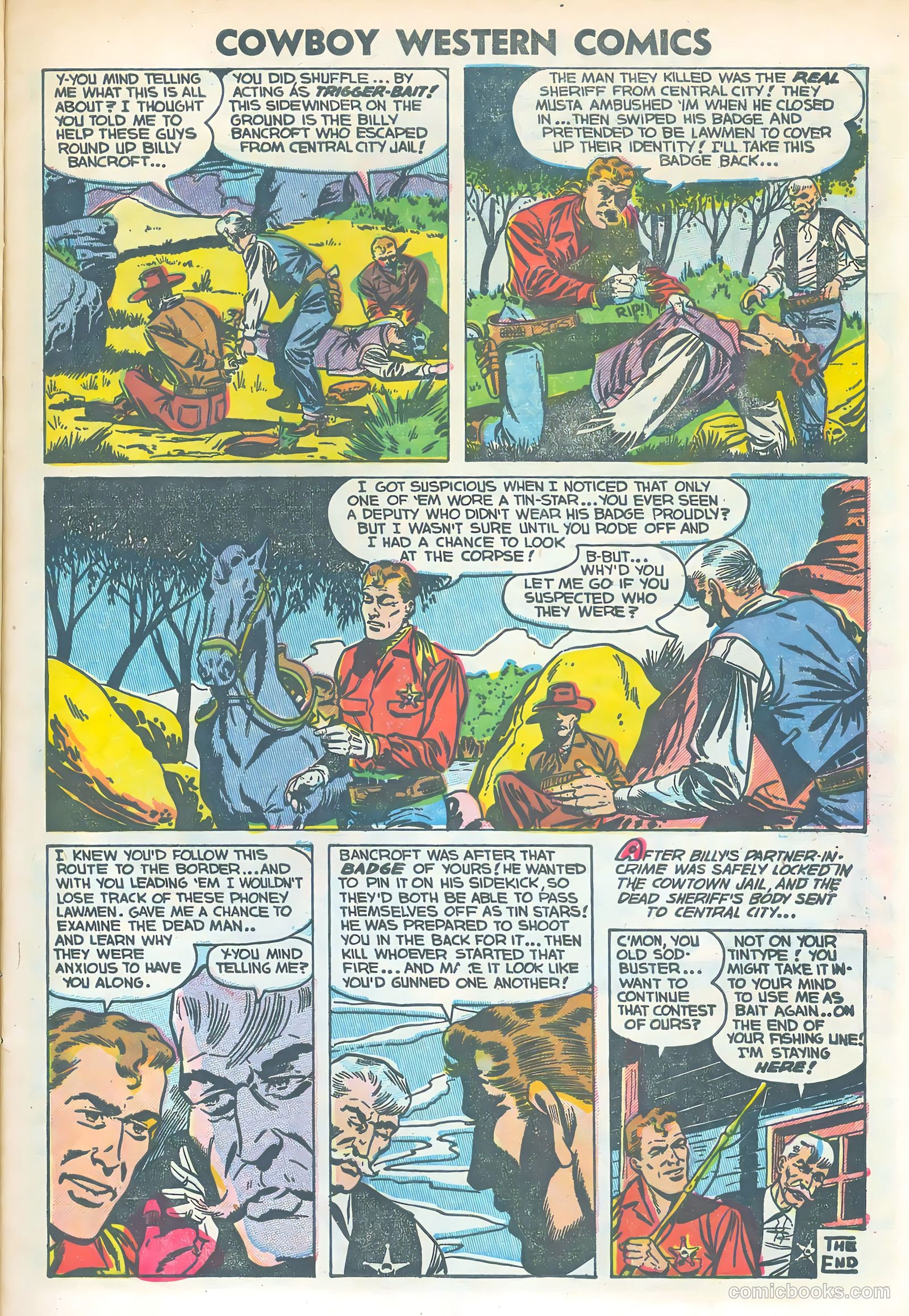 Cowboy Western #48 (1954) — page 9 of 36