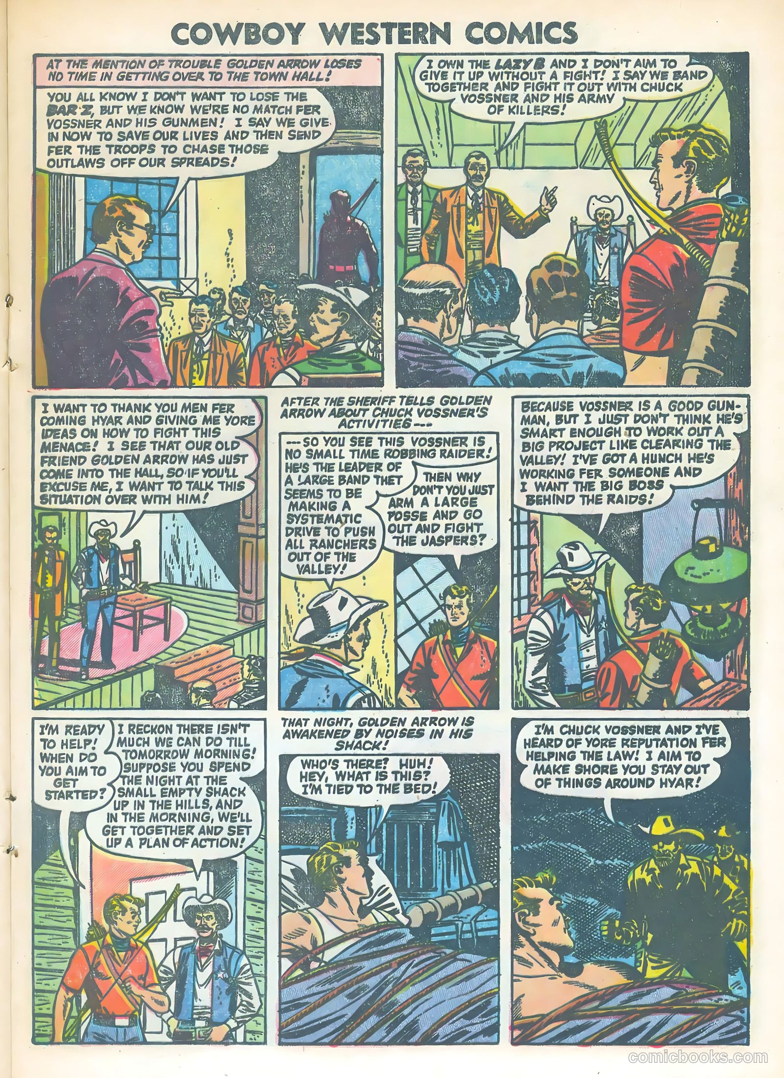 Cowboy Western #48 (1954) — page 17 of 36